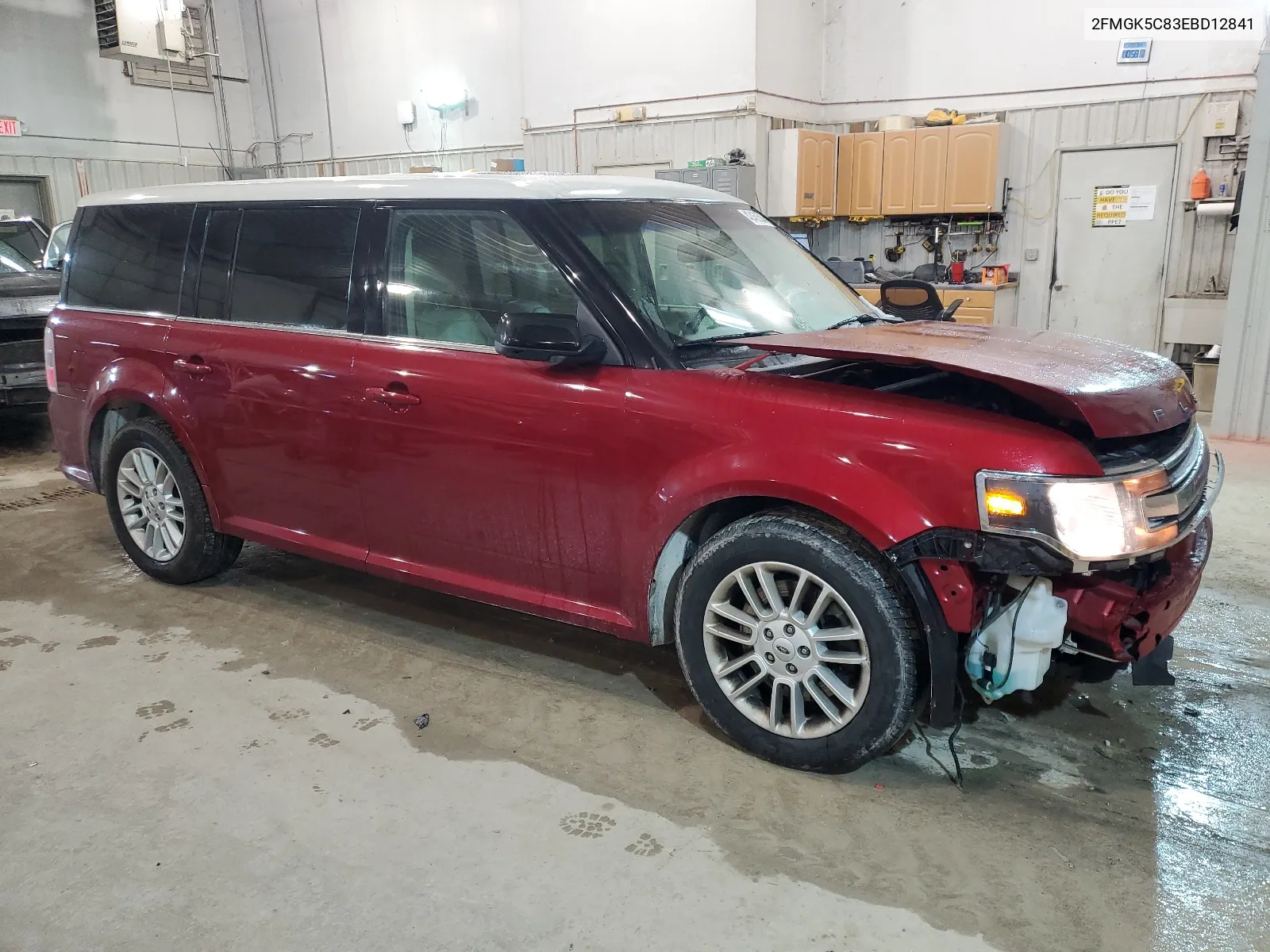 2FMGK5C83EBD12841 2014 Ford Flex Sel