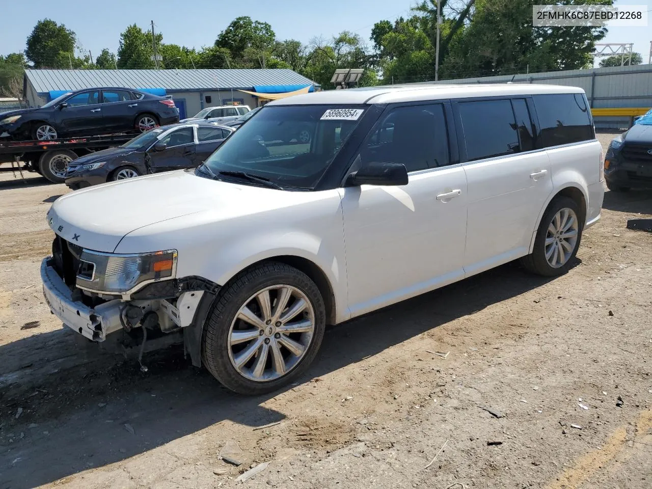 2014 Ford Flex Sel VIN: 2FMHK6C87EBD12268 Lot: 58960954