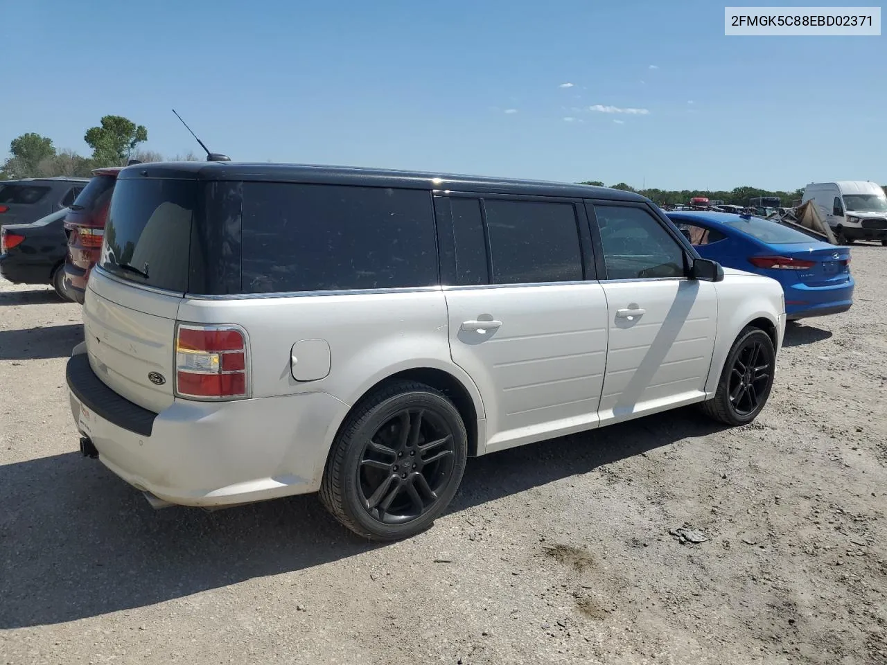 2014 Ford Flex Sel VIN: 2FMGK5C88EBD02371 Lot: 60206484