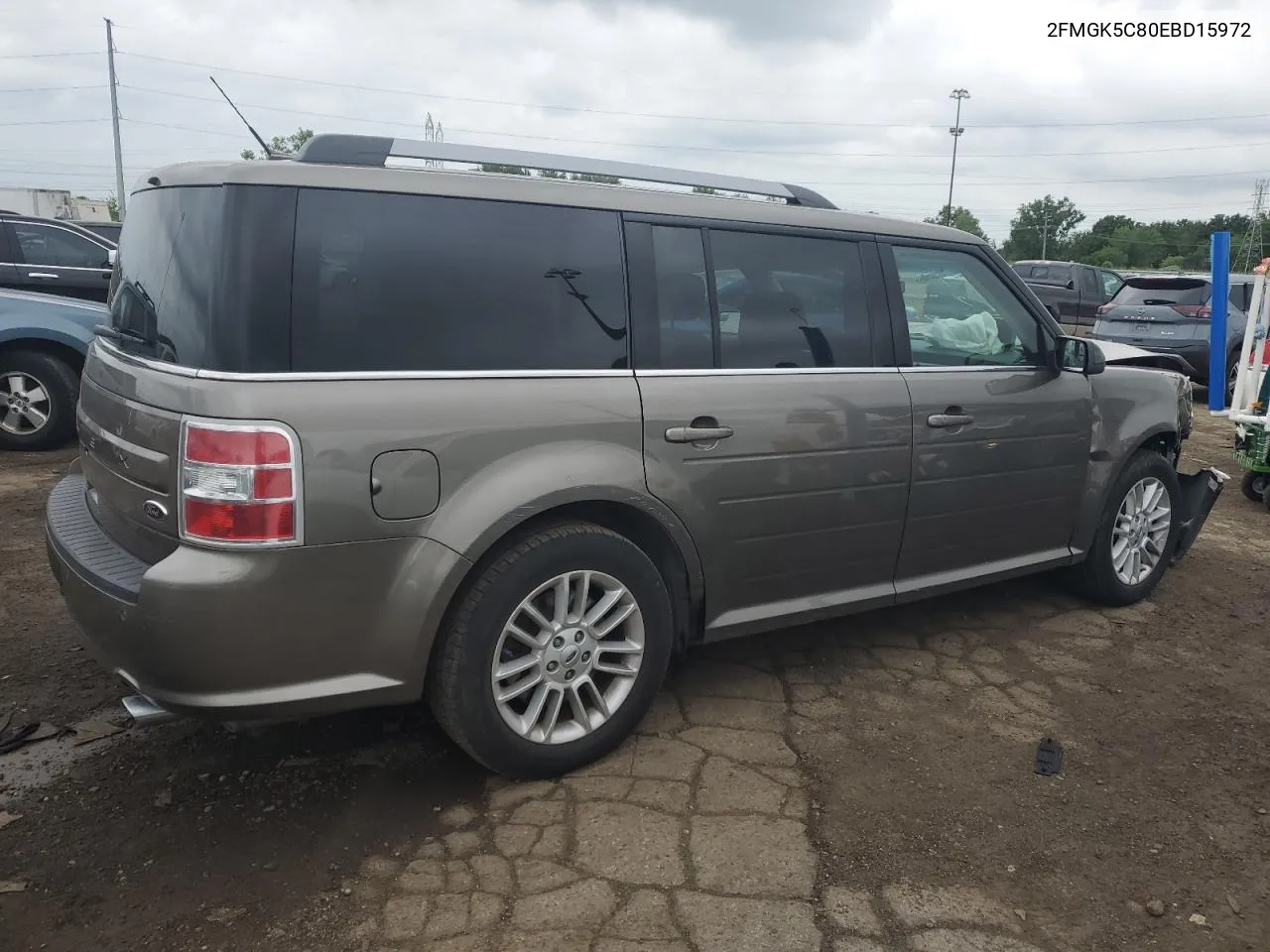 2014 Ford Flex Sel VIN: 2FMGK5C80EBD15972 Lot: 60314754