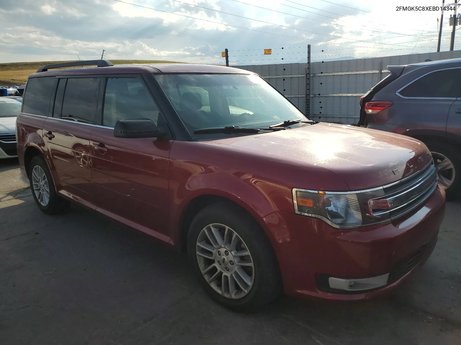 2014 Ford Flex Sel VIN: 2FMGK5C8XEBD14344 Lot: 63657514