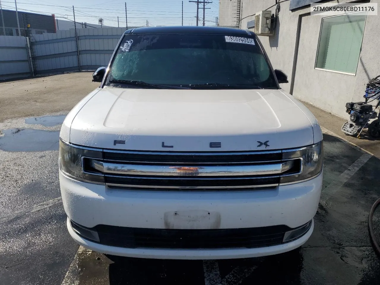 2FMGK5C80EBD11176 2014 Ford Flex Sel