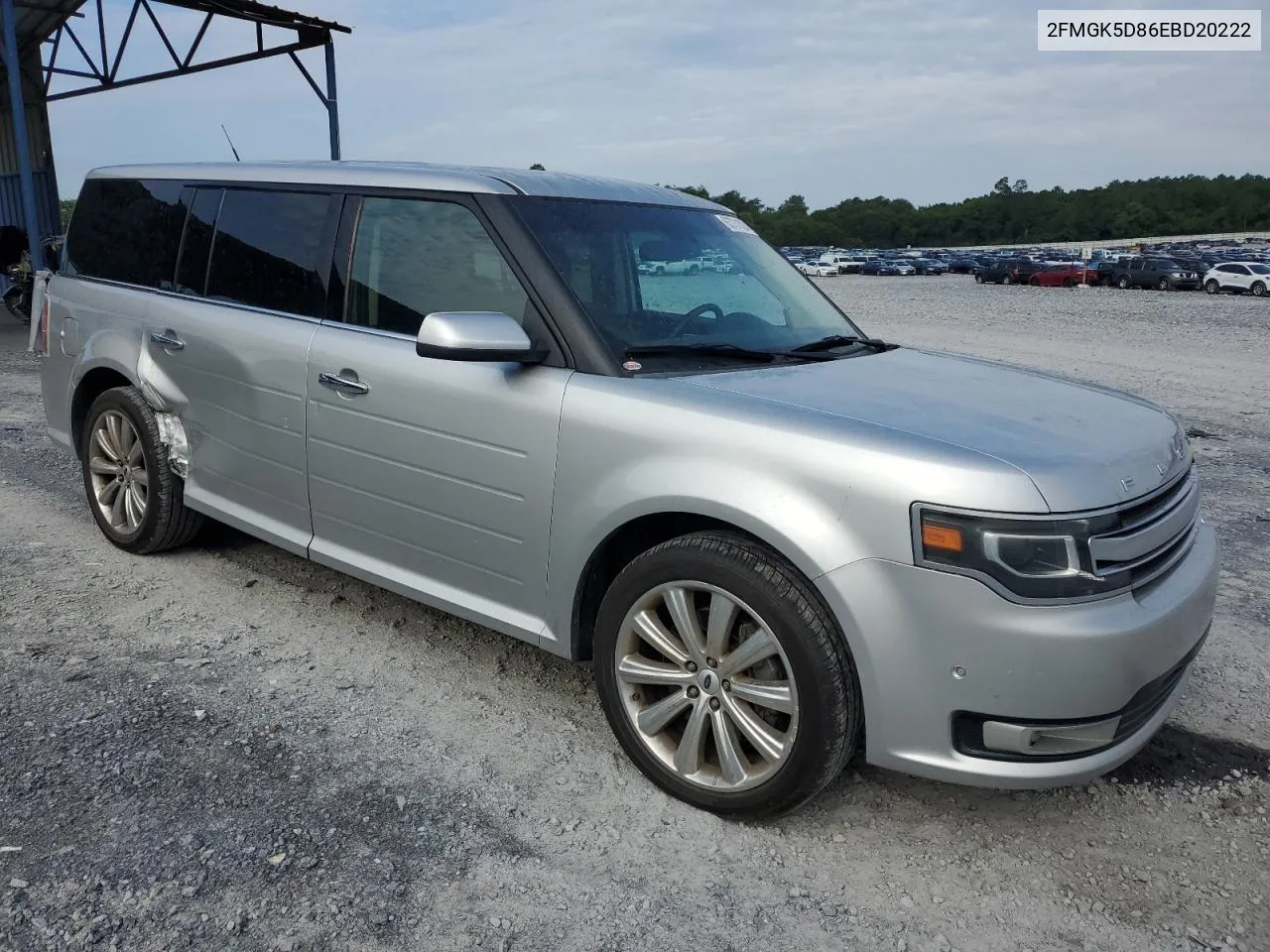 2FMGK5D86EBD20222 2014 Ford Flex Limited