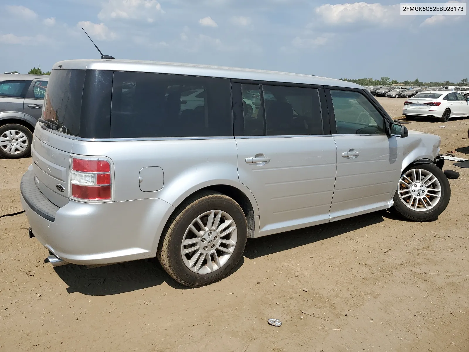 2014 Ford Flex Sel VIN: 2FMGK5C82EBD28173 Lot: 65547784