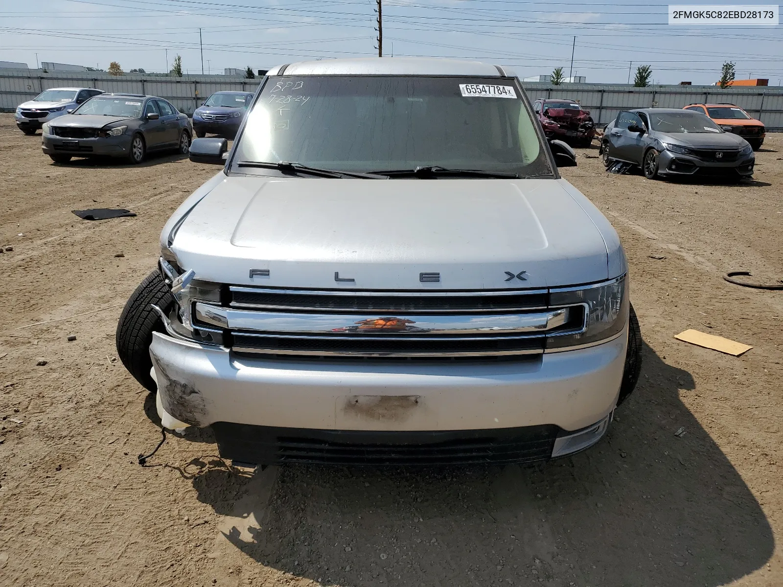 2FMGK5C82EBD28173 2014 Ford Flex Sel