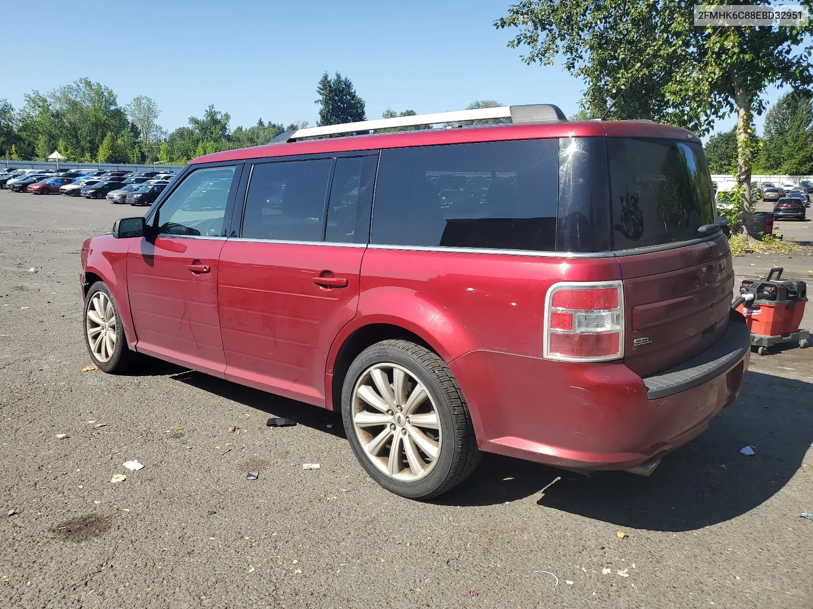 2014 Ford Flex Sel VIN: 2FMHK6C88EBD32951 Lot: 65923644