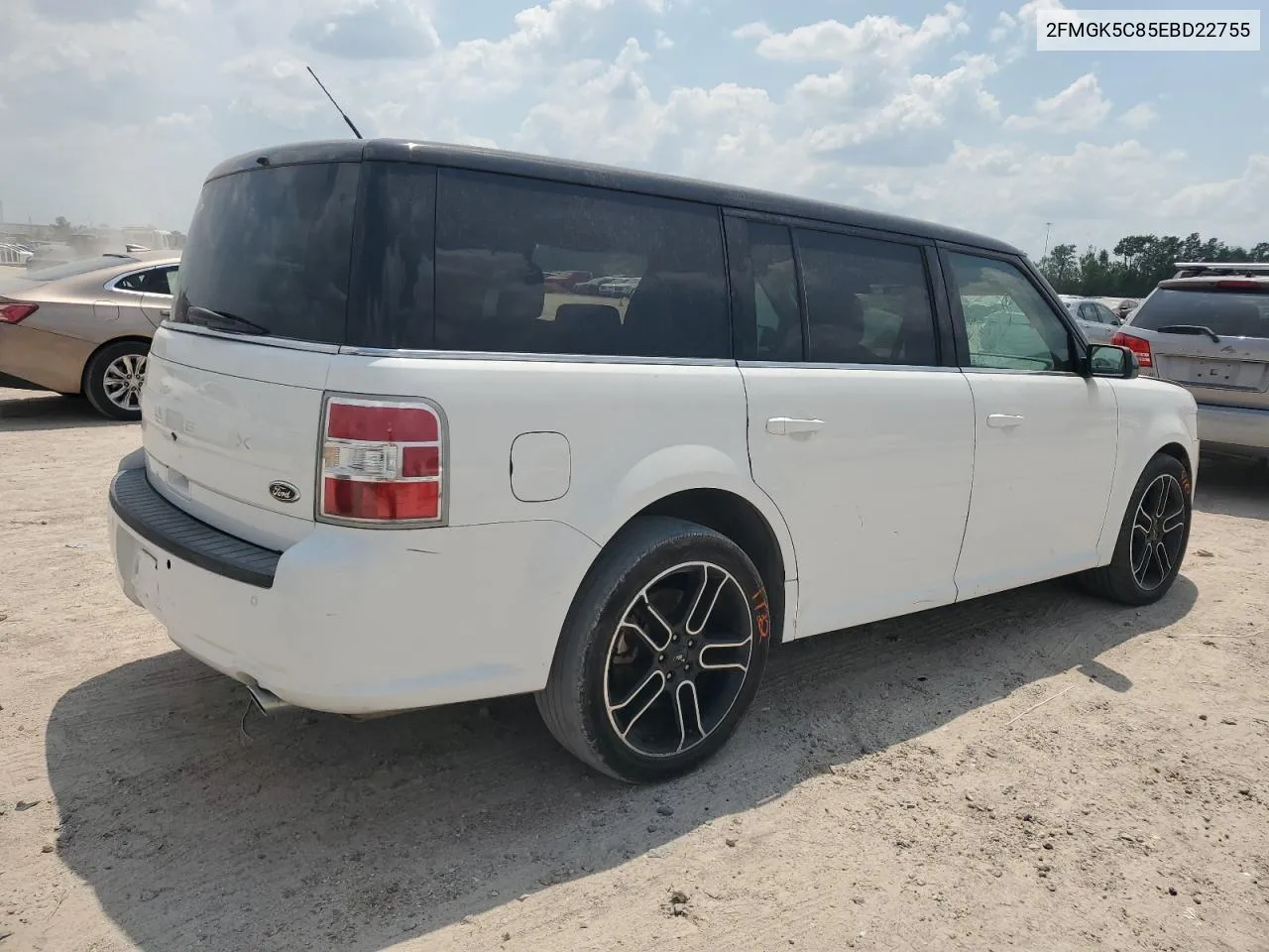 2014 Ford Flex Sel VIN: 2FMGK5C85EBD22755 Lot: 67140694