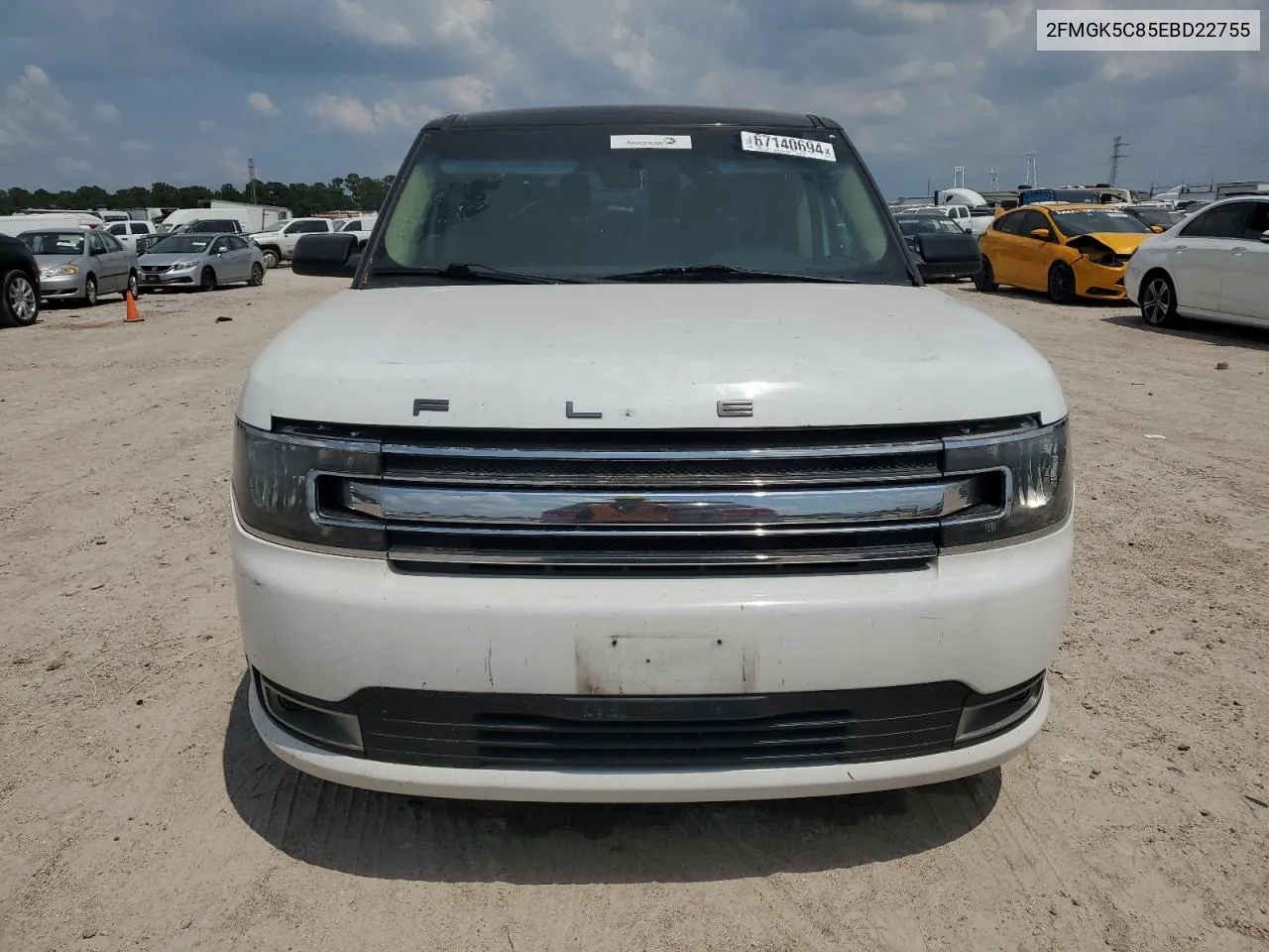 2014 Ford Flex Sel VIN: 2FMGK5C85EBD22755 Lot: 67140694