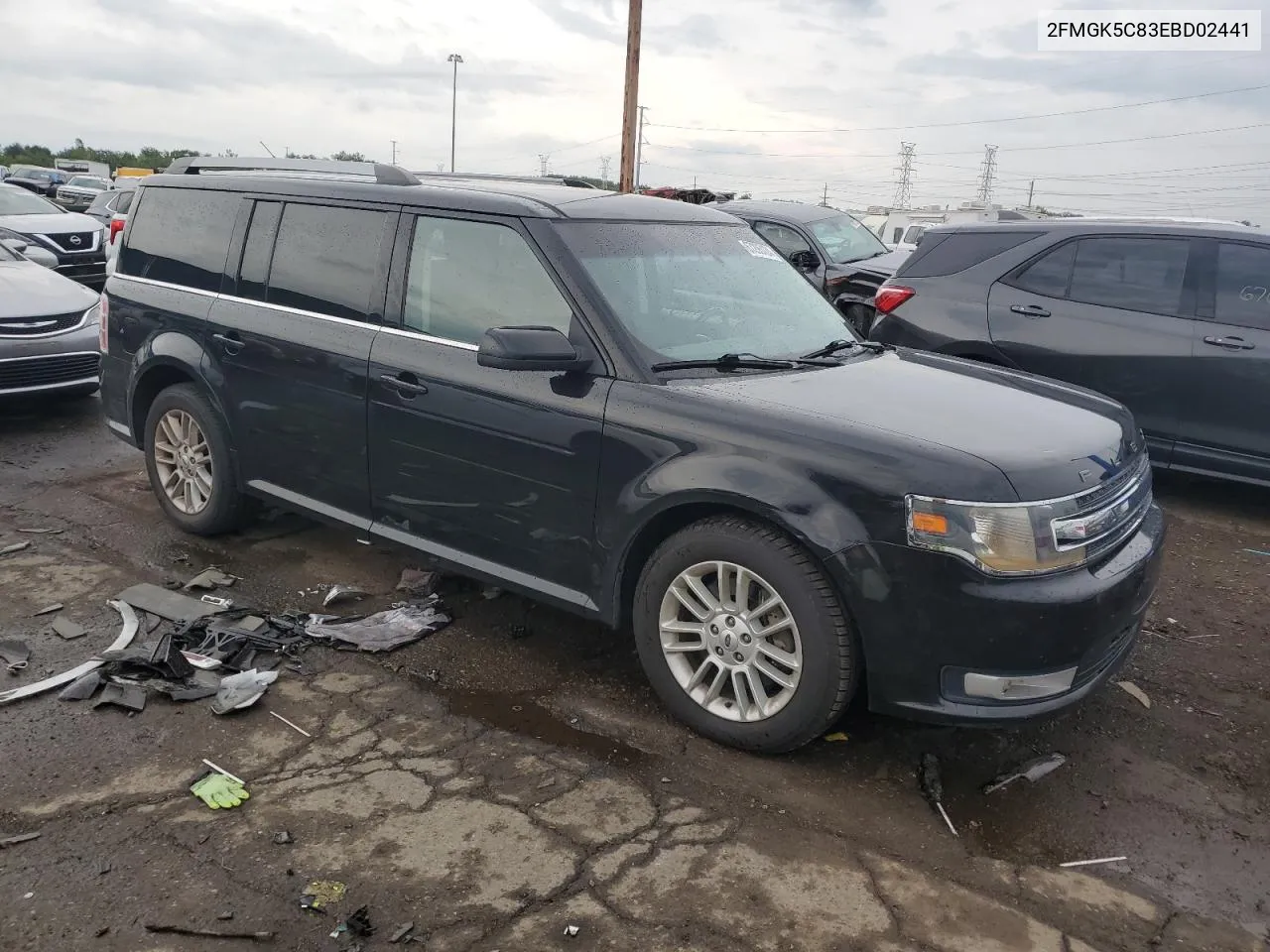 2014 Ford Flex Sel VIN: 2FMGK5C83EBD02441 Lot: 67295124