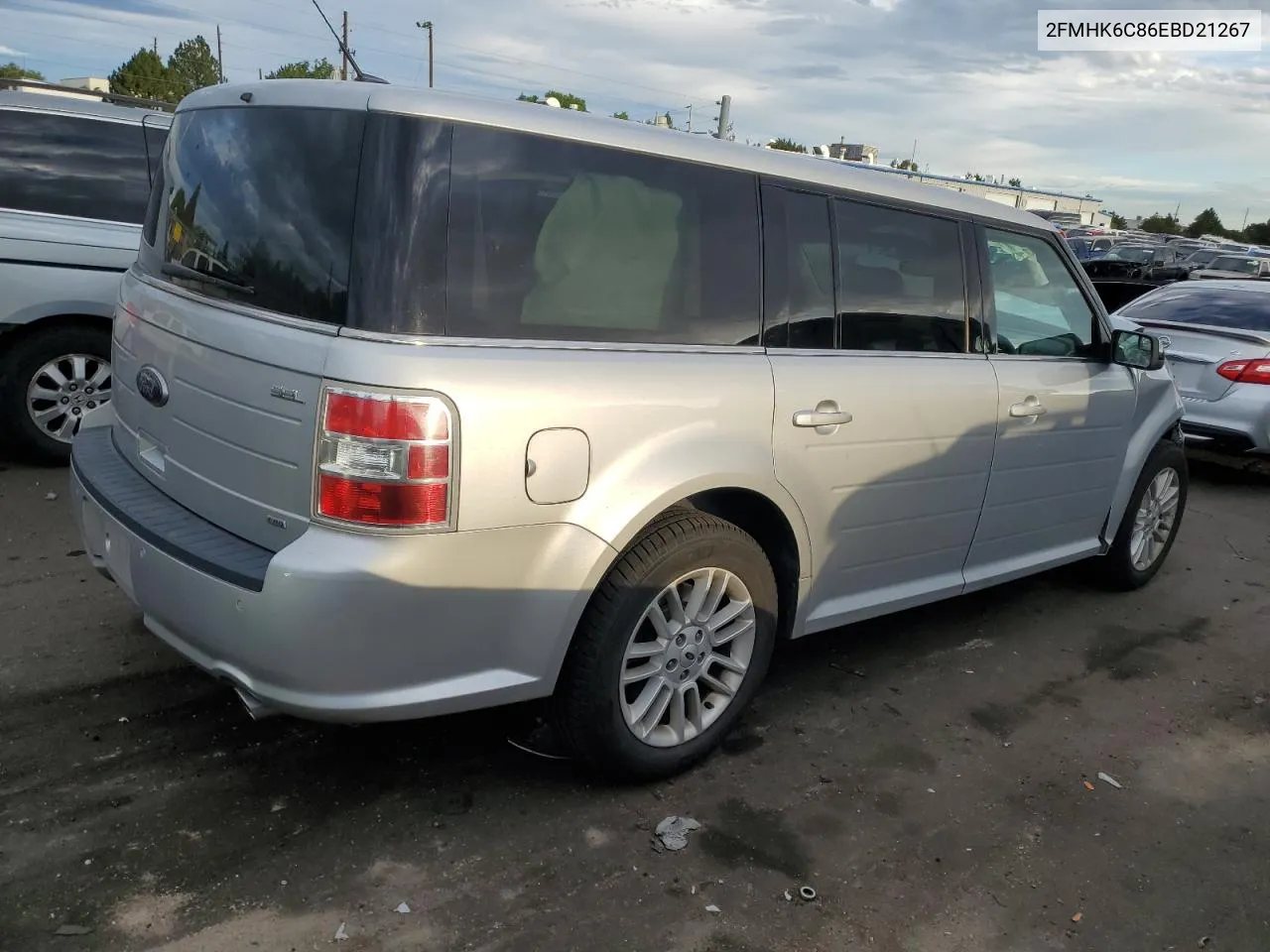 2014 Ford Flex Sel VIN: 2FMHK6C86EBD21267 Lot: 68058734