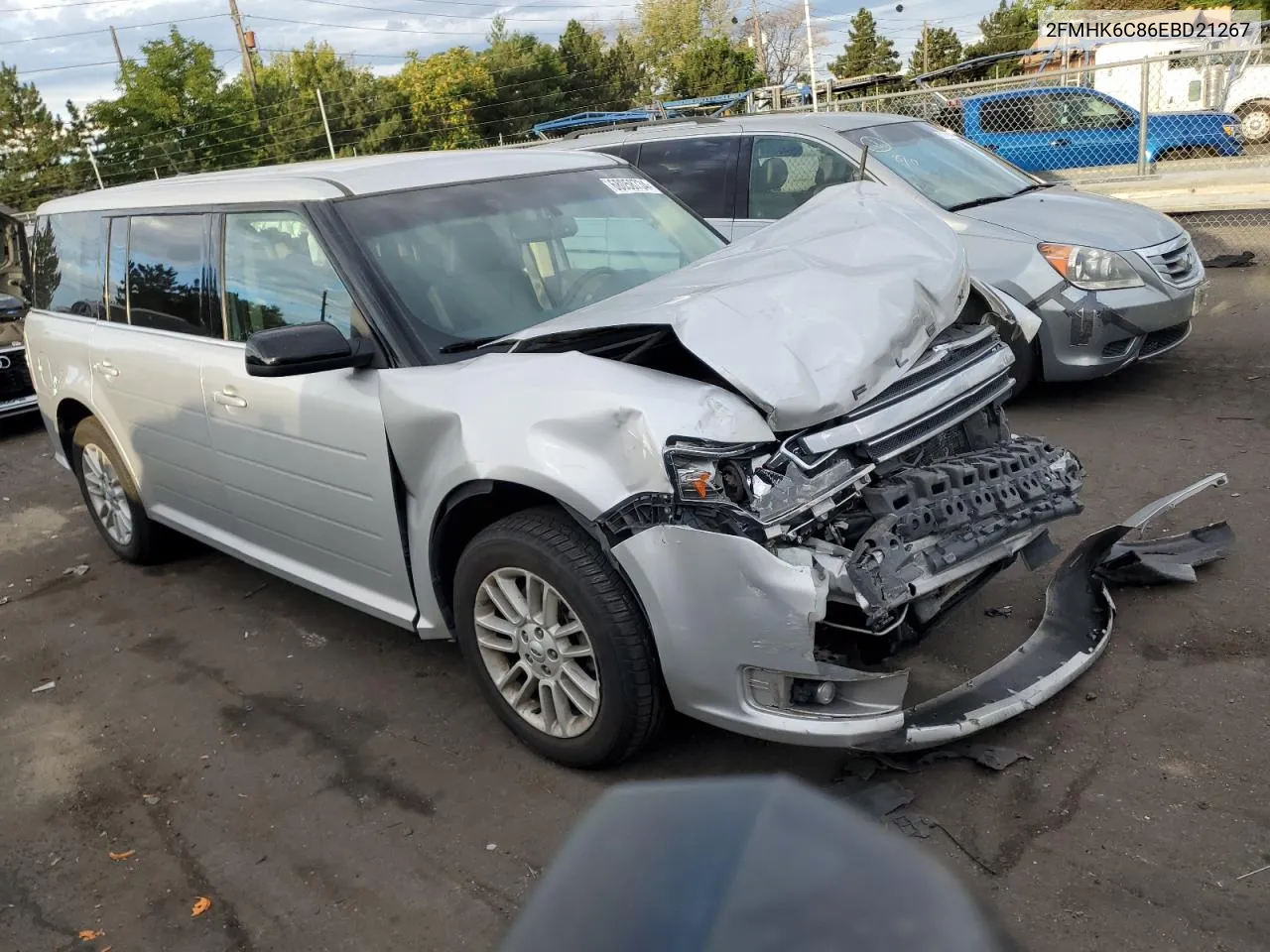 2FMHK6C86EBD21267 2014 Ford Flex Sel