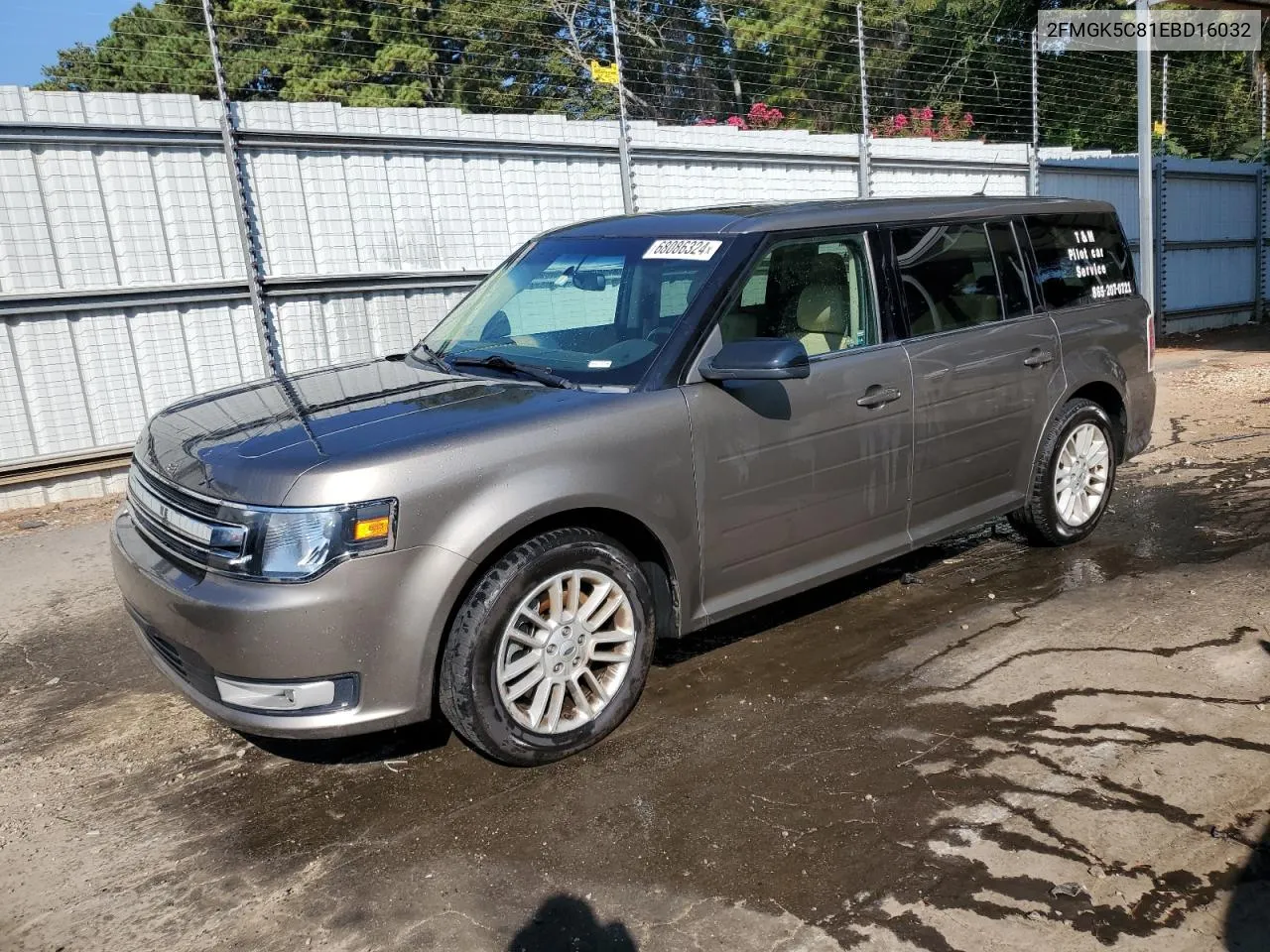 2014 Ford Flex Sel VIN: 2FMGK5C81EBD16032 Lot: 68086324