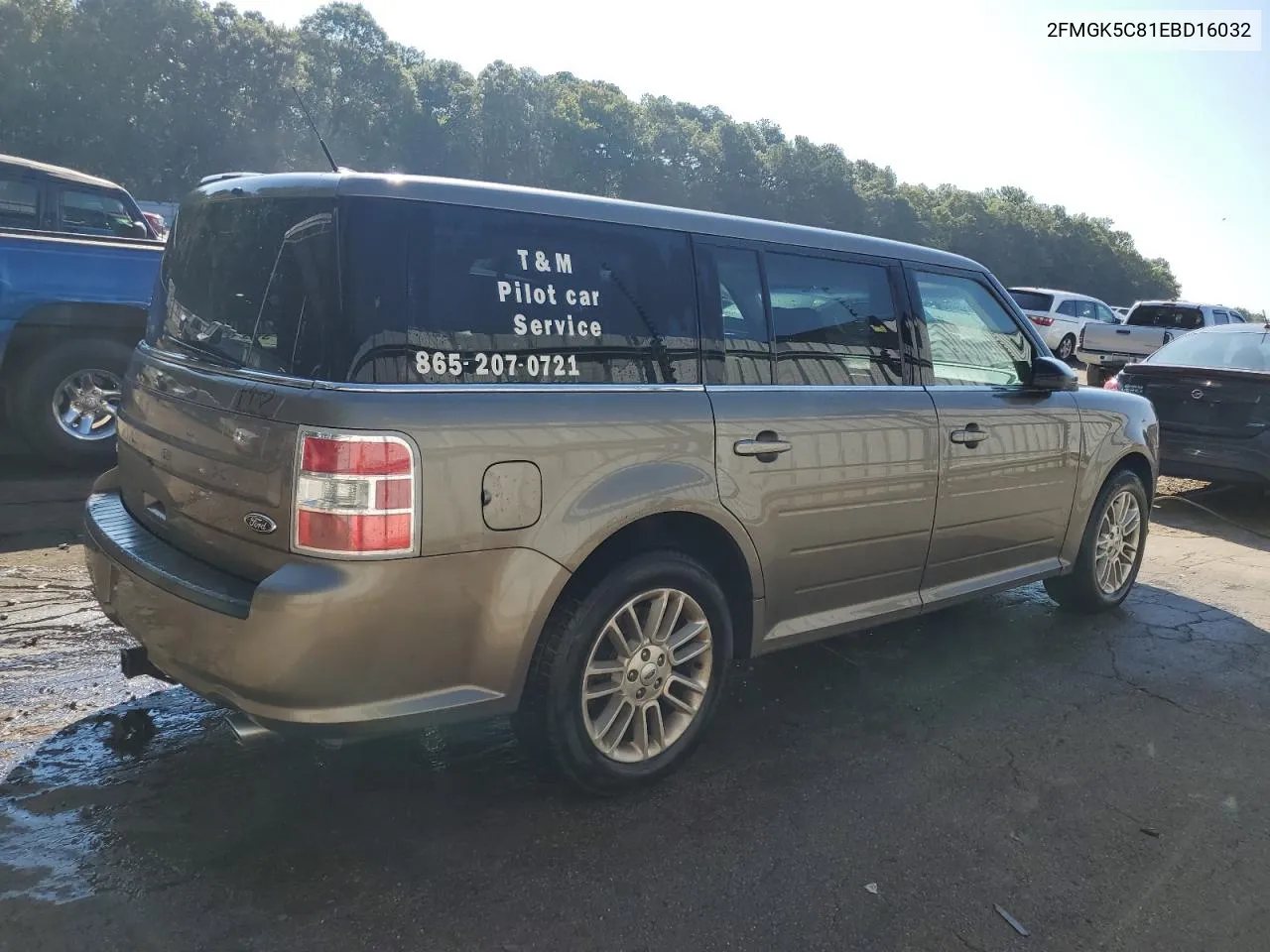 2014 Ford Flex Sel VIN: 2FMGK5C81EBD16032 Lot: 68086324