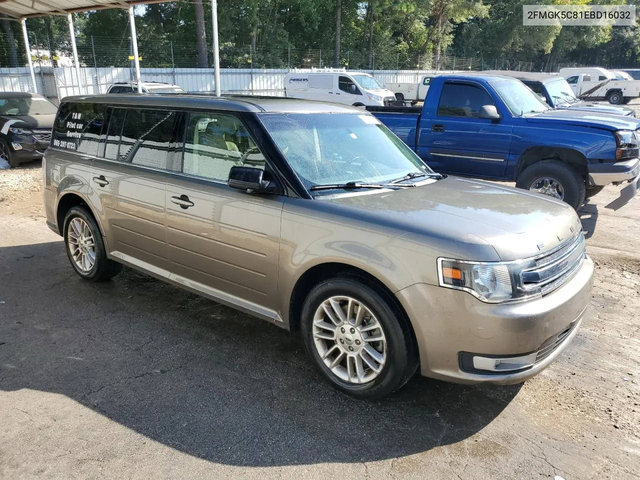 2014 Ford Flex Sel VIN: 2FMGK5C81EBD16032 Lot: 68086324