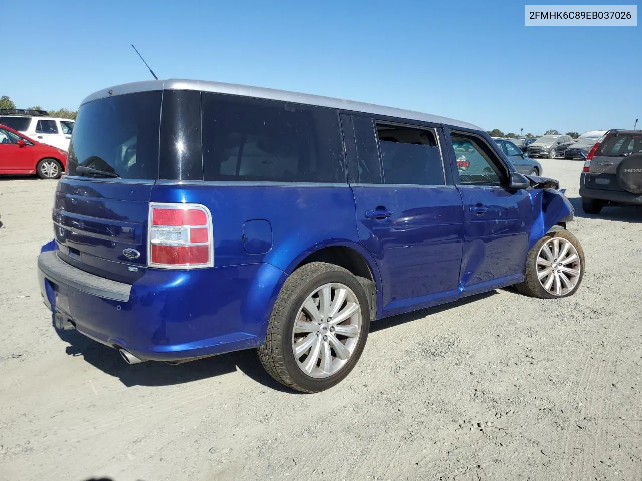 2014 Ford Flex Sel VIN: 2FMHK6C89EB037026 Lot: 68265194