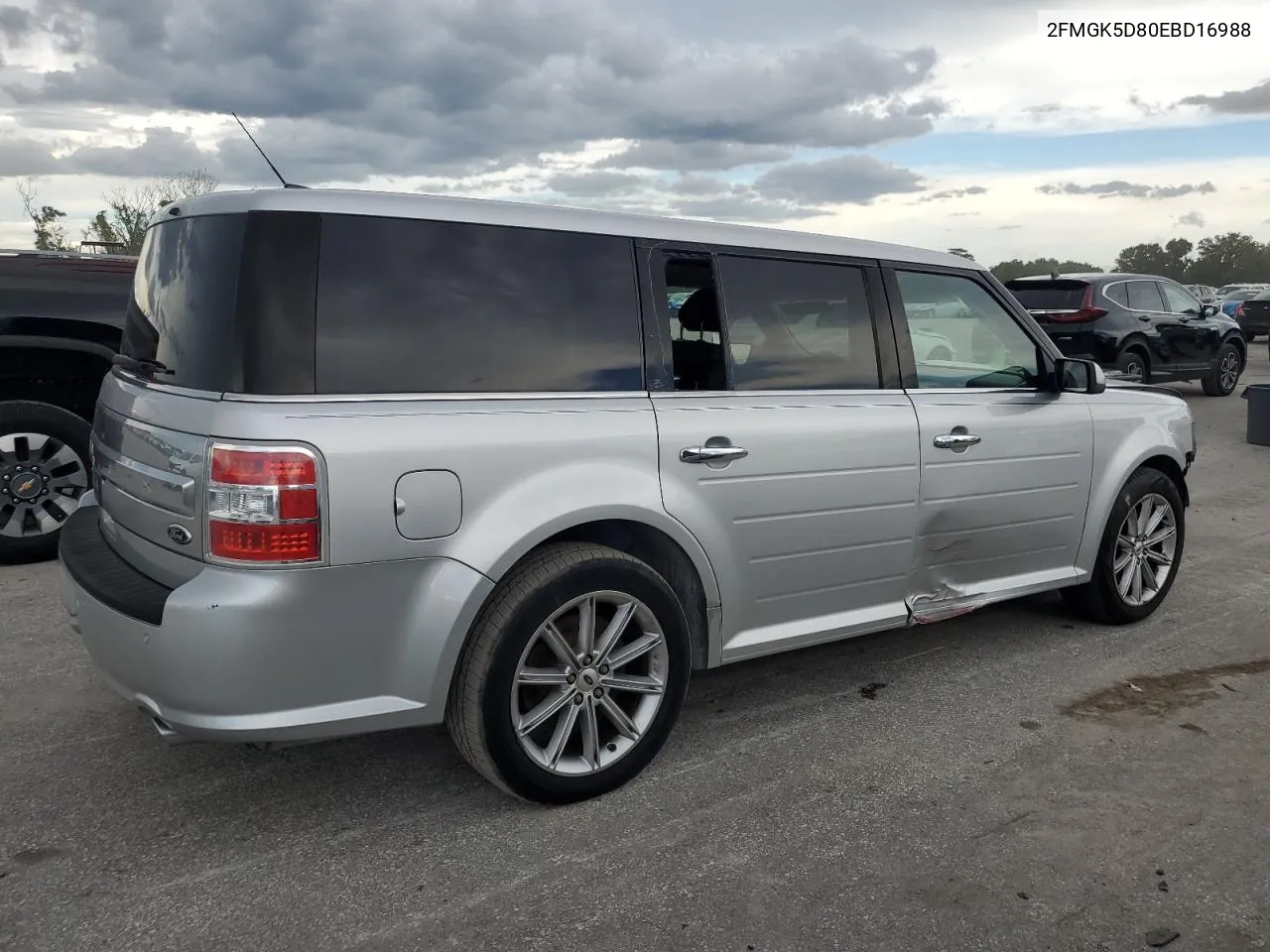 2014 Ford Flex Limited VIN: 2FMGK5D80EBD16988 Lot: 68333484