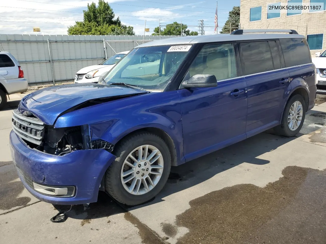 2014 Ford Flex Sel VIN: 2FMGK5C89EBD11807 Lot: 69034674