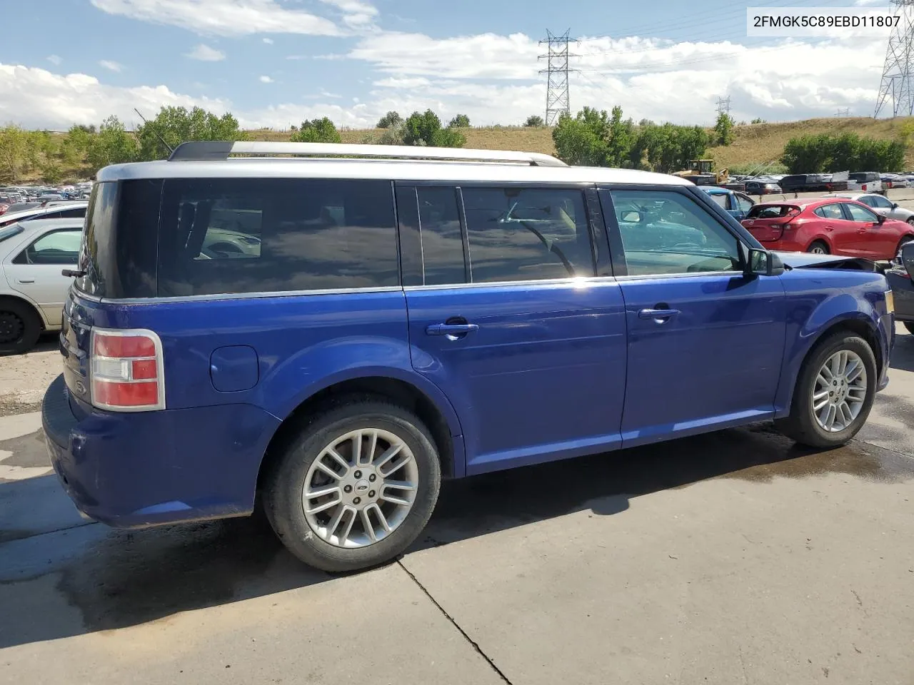 2014 Ford Flex Sel VIN: 2FMGK5C89EBD11807 Lot: 69034674