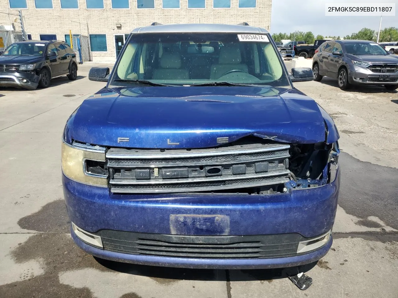 2014 Ford Flex Sel VIN: 2FMGK5C89EBD11807 Lot: 69034674