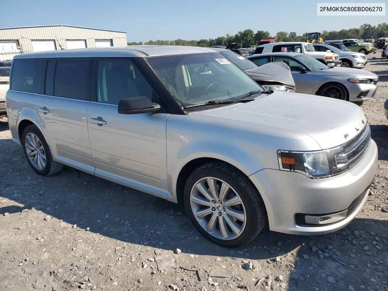 2FMGK5C80EBD06270 2014 Ford Flex Sel