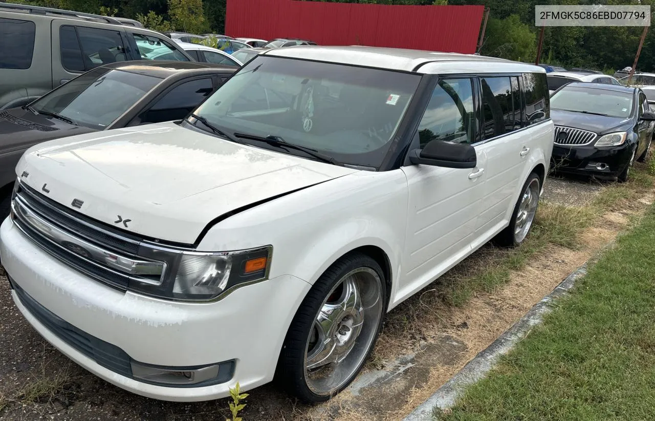 2FMGK5C86EBD07794 2014 Ford Flex Sel