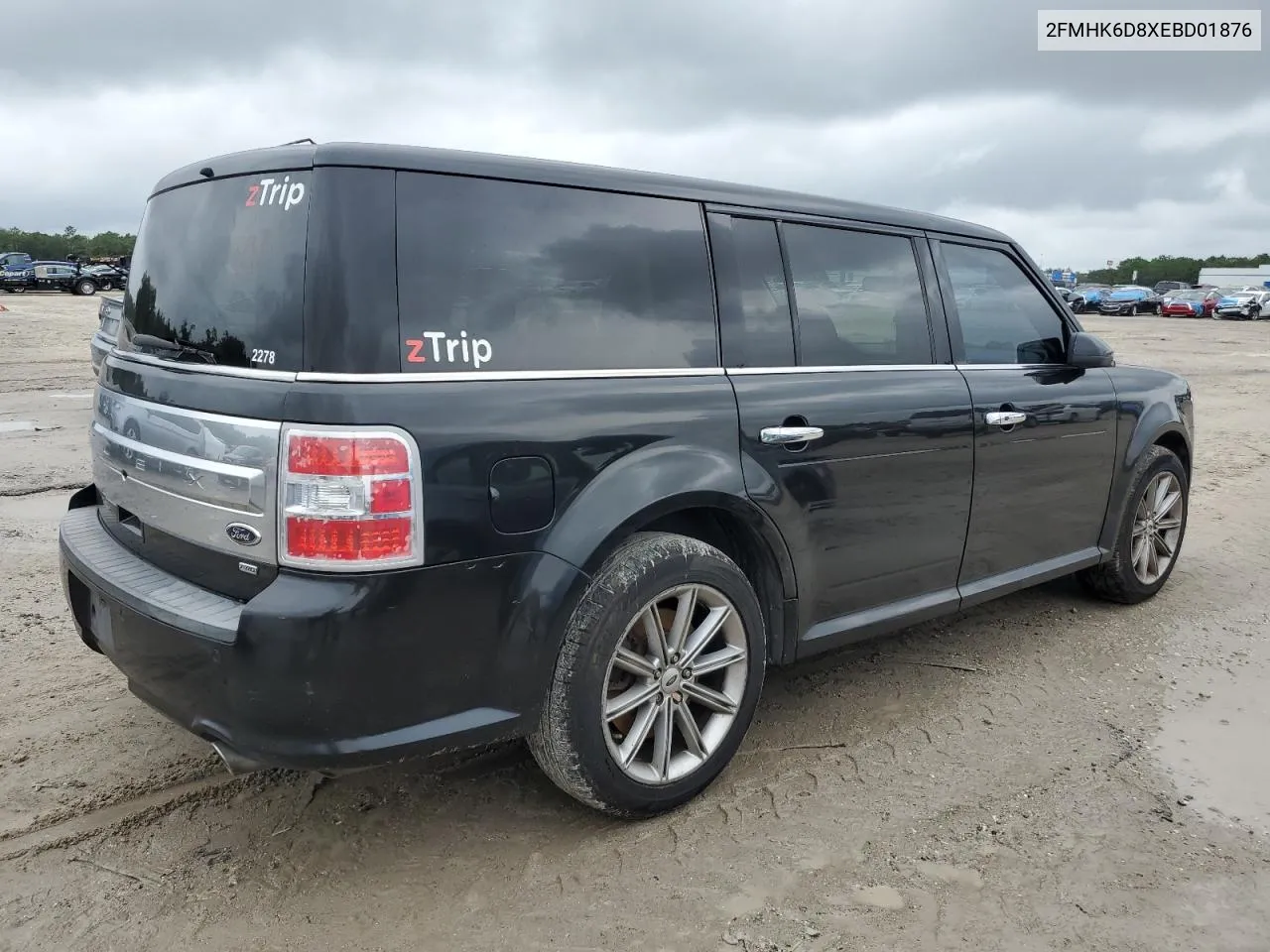 2014 Ford Flex Limited VIN: 2FMHK6D8XEBD01876 Lot: 71196374