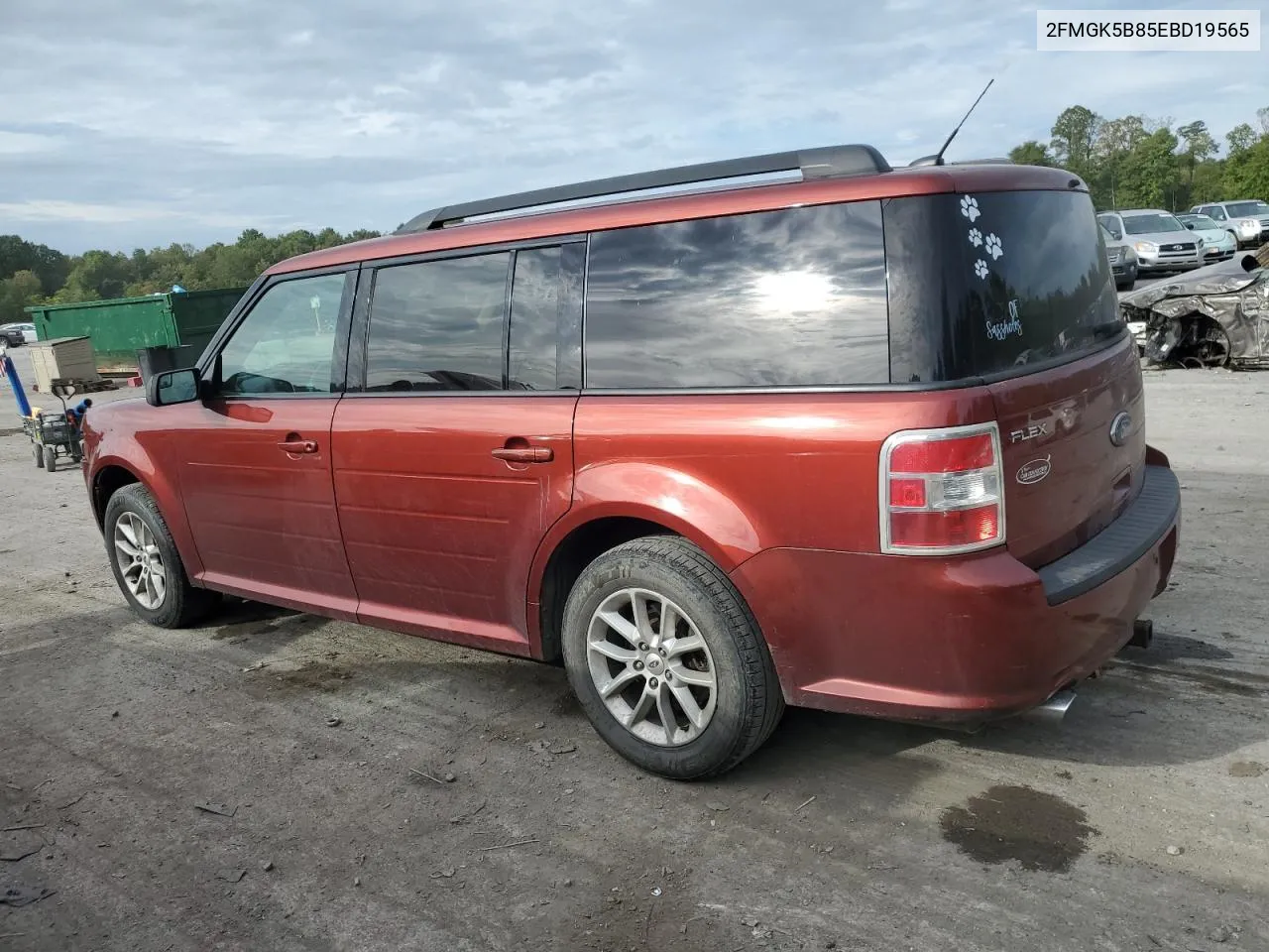 2014 Ford Flex Se VIN: 2FMGK5B85EBD19565 Lot: 71704484