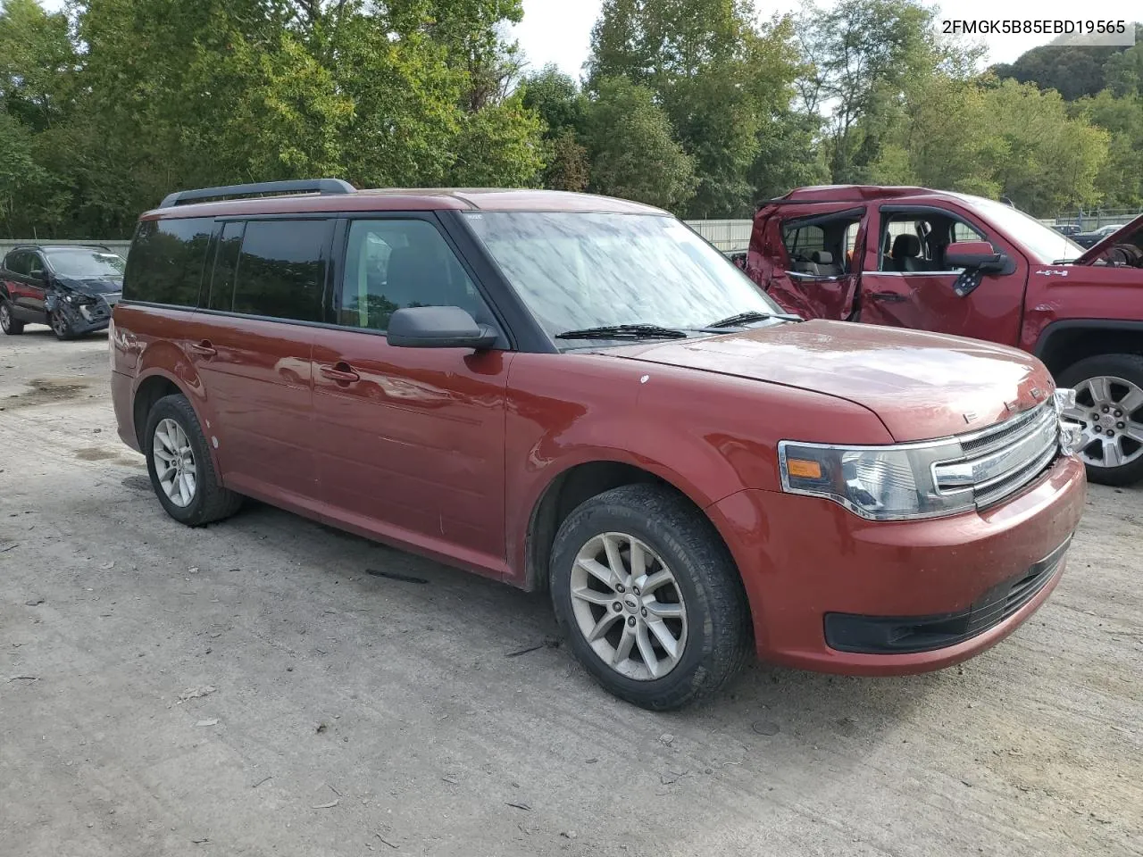 2014 Ford Flex Se VIN: 2FMGK5B85EBD19565 Lot: 71704484