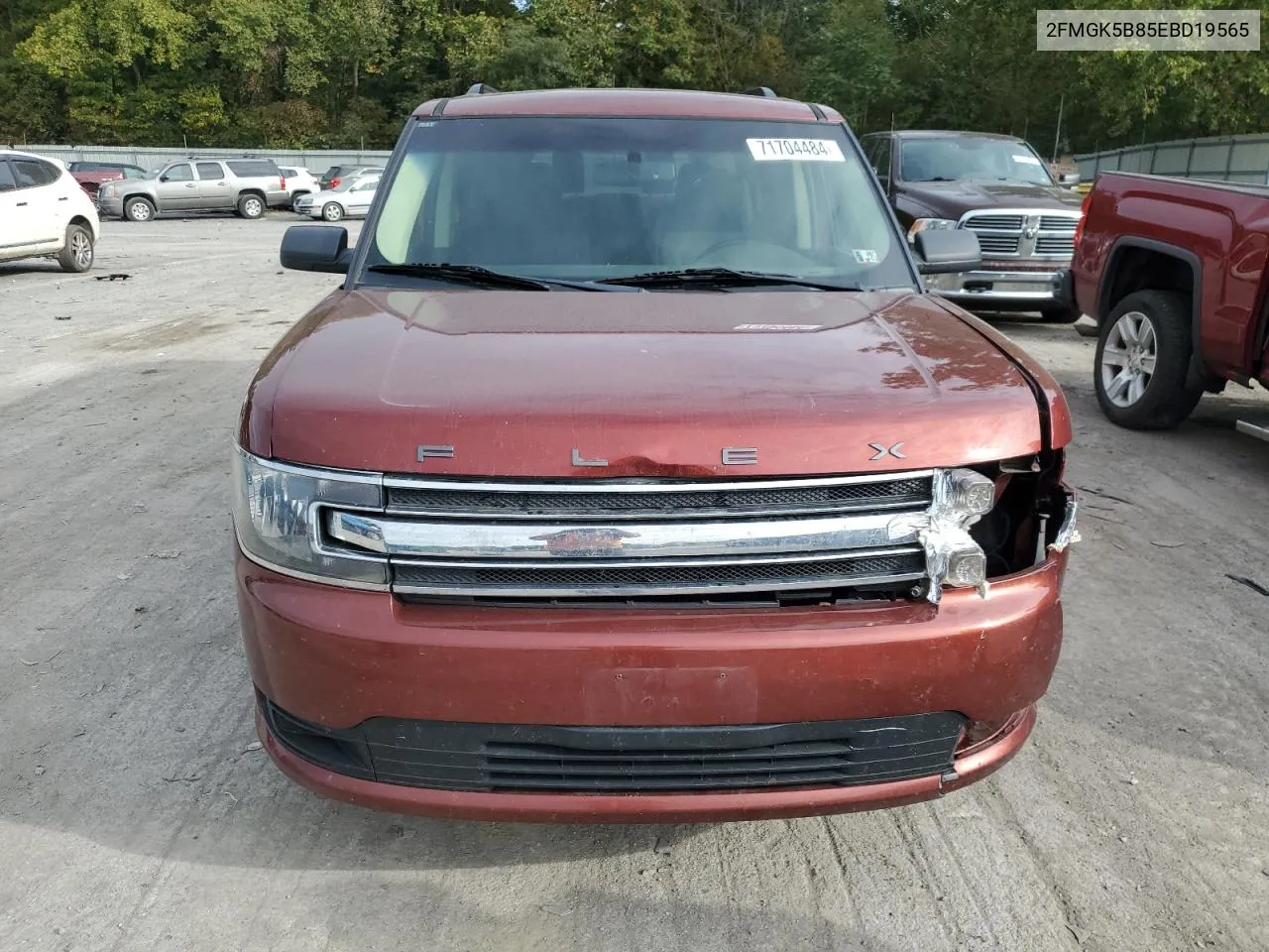 2014 Ford Flex Se VIN: 2FMGK5B85EBD19565 Lot: 71704484