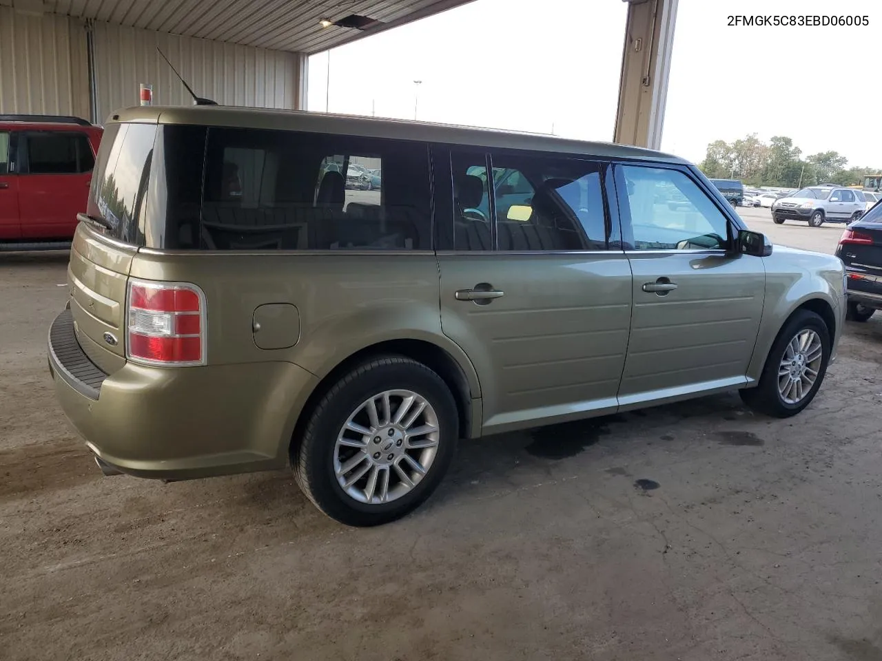 2FMGK5C83EBD06005 2014 Ford Flex Sel