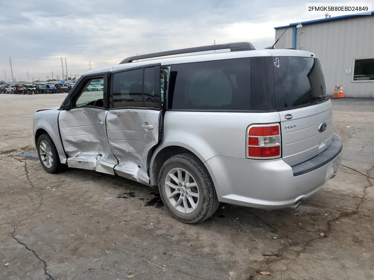 2014 Ford Flex Se VIN: 2FMGK5B80EBD24849 Lot: 72957044