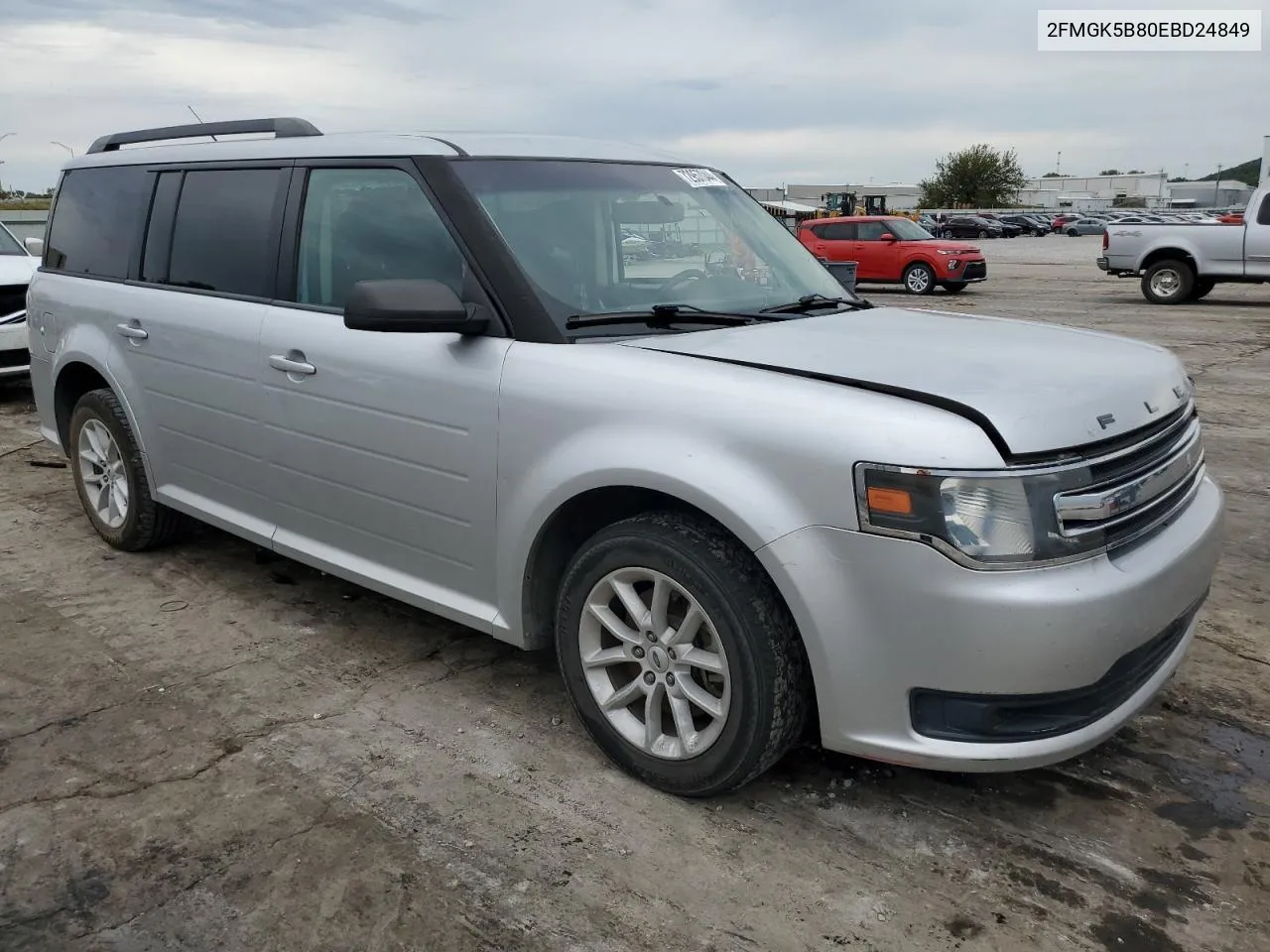 2014 Ford Flex Se VIN: 2FMGK5B80EBD24849 Lot: 72957044