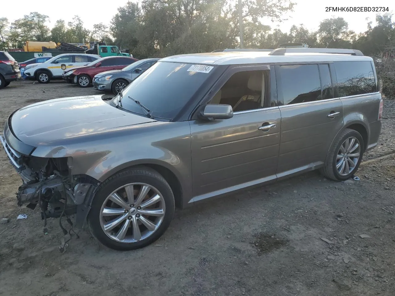 2014 Ford Flex Limited VIN: 2FMHK6D82EBD32734 Lot: 73170854