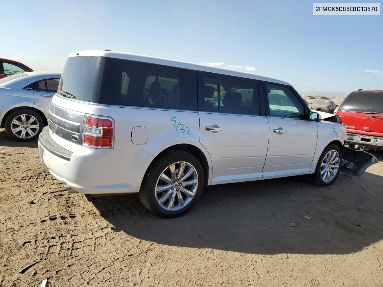 2014 Ford Flex Limited VIN: 2FMGK5D85EBD13570 Lot: 73990354