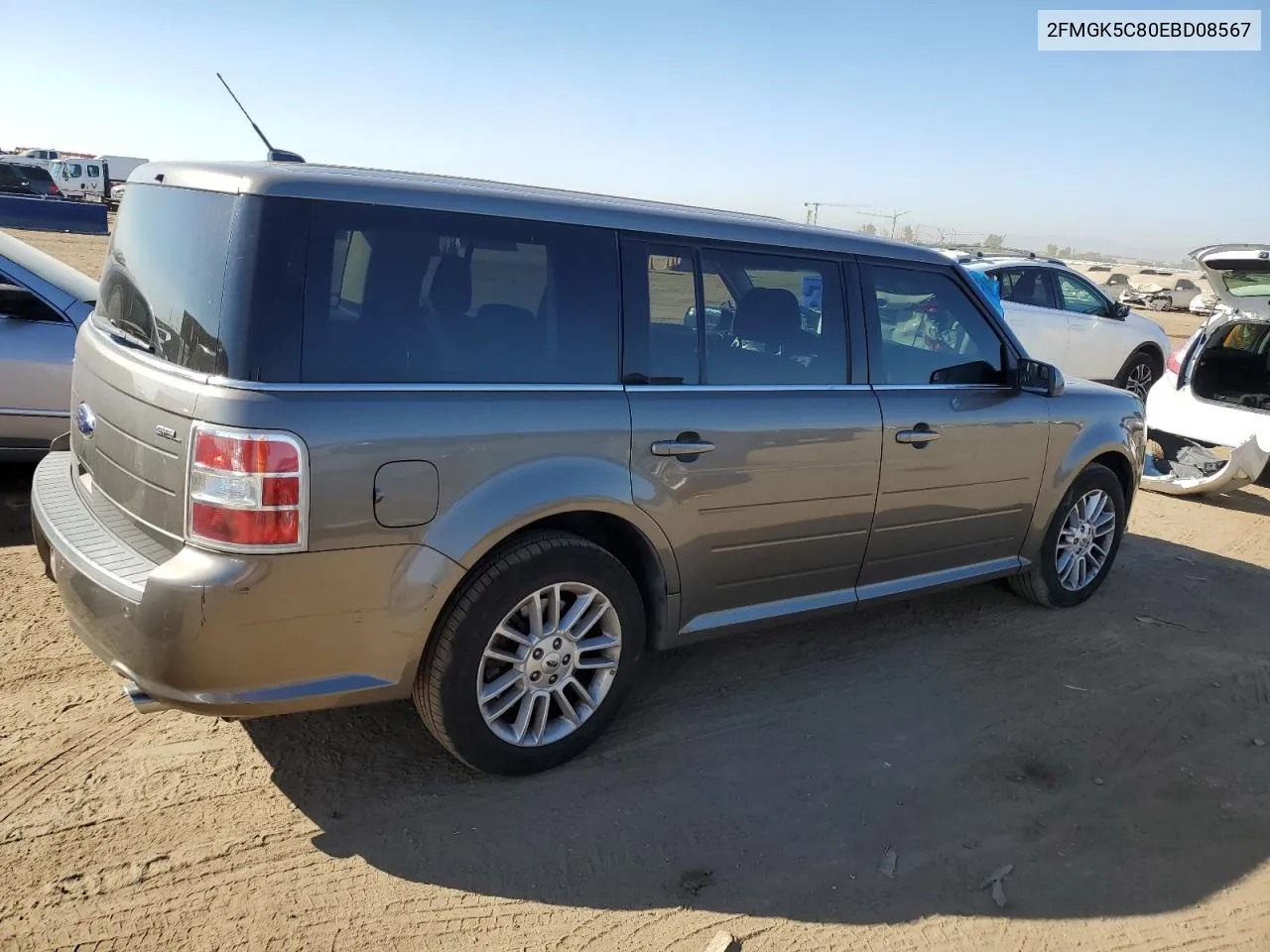 2014 Ford Flex Sel VIN: 2FMGK5C80EBD08567 Lot: 74075034