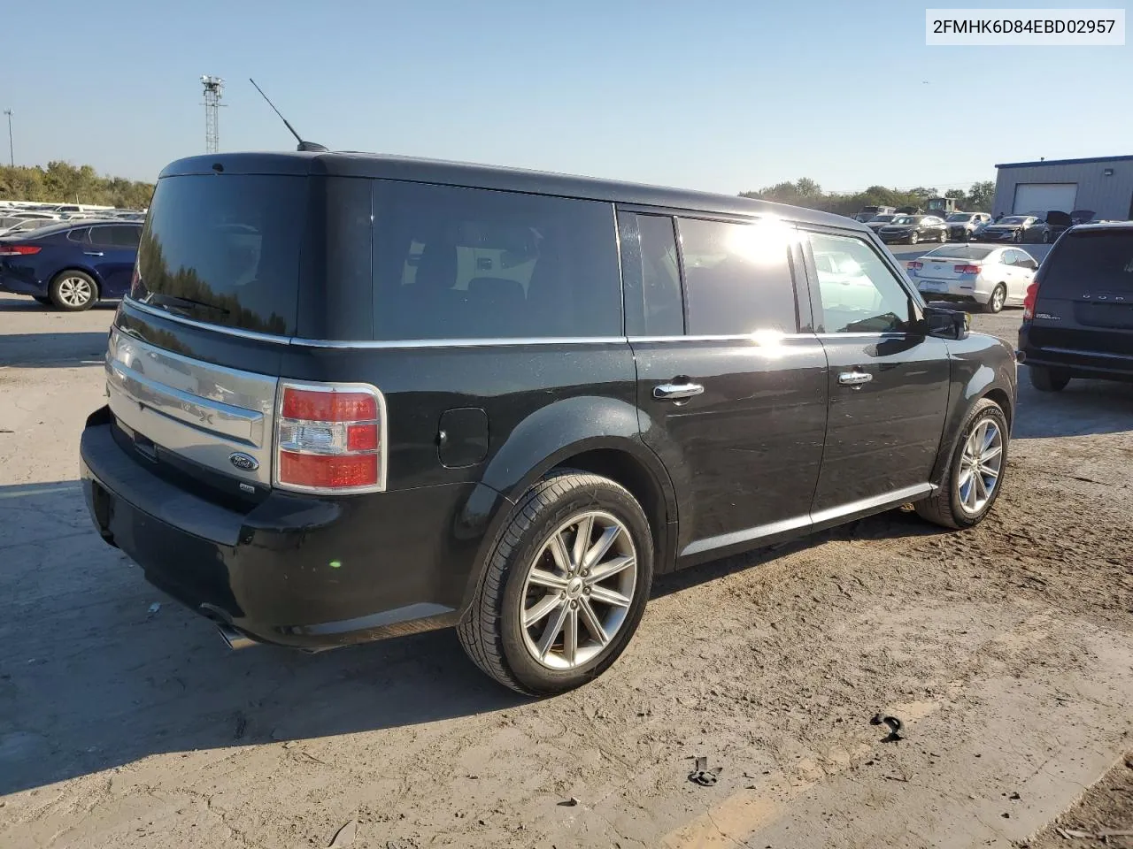 2014 Ford Flex Limited VIN: 2FMHK6D84EBD02957 Lot: 74086584