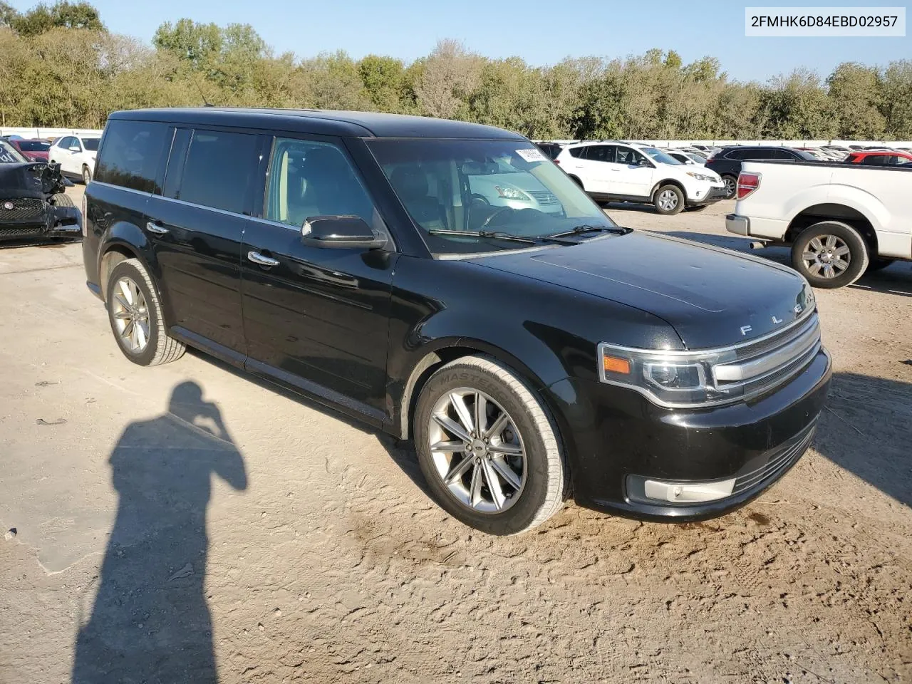 2014 Ford Flex Limited VIN: 2FMHK6D84EBD02957 Lot: 74086584