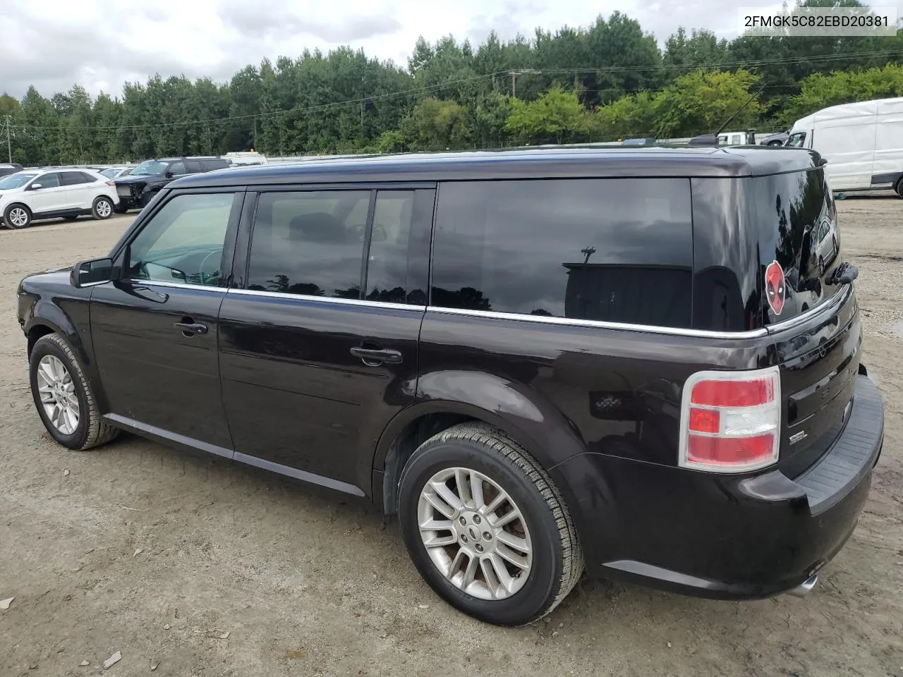 2014 Ford Flex Sel VIN: 2FMGK5C82EBD20381 Lot: 74134574