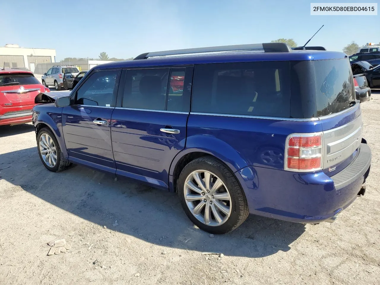 2014 Ford Flex Limited VIN: 2FMGK5D80EBD04615 Lot: 74238894