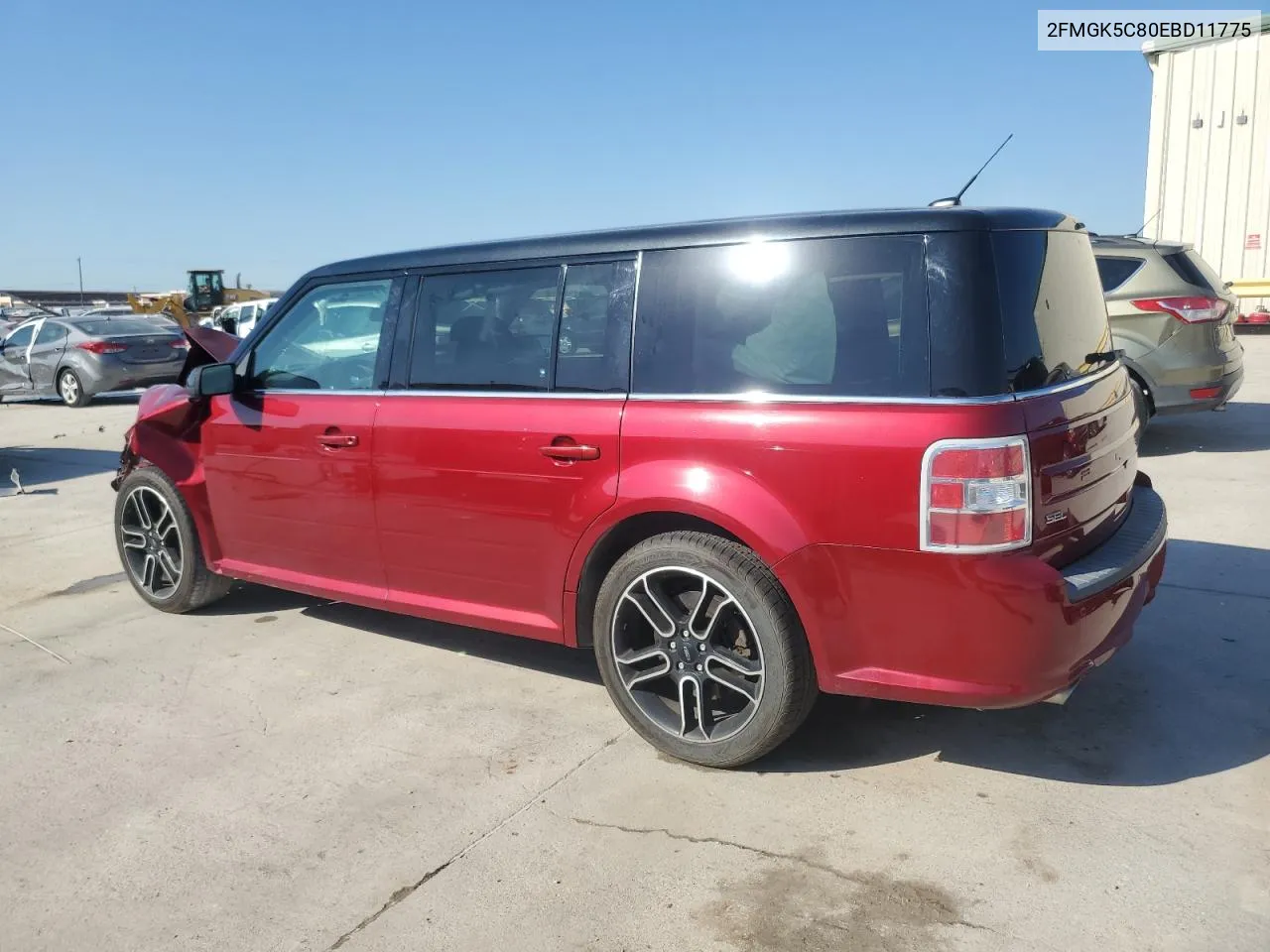 2014 Ford Flex Sel VIN: 2FMGK5C80EBD11775 Lot: 74477294