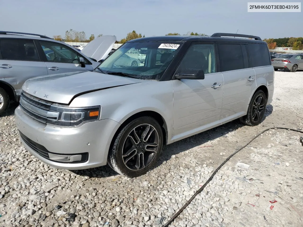 2014 Ford Flex Limited VIN: 2FMHK6DT3EBD43195 Lot: 75426424