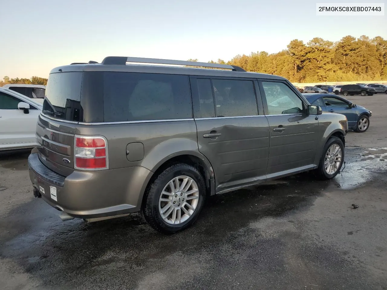 2014 Ford Flex Sel VIN: 2FMGK5C8XEBD07443 Lot: 75474094