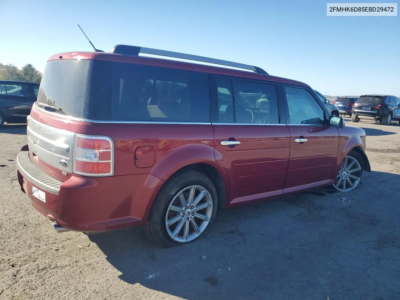 2014 Ford Flex Limited VIN: 2FMHK6D85EBD29472 Lot: 75490284