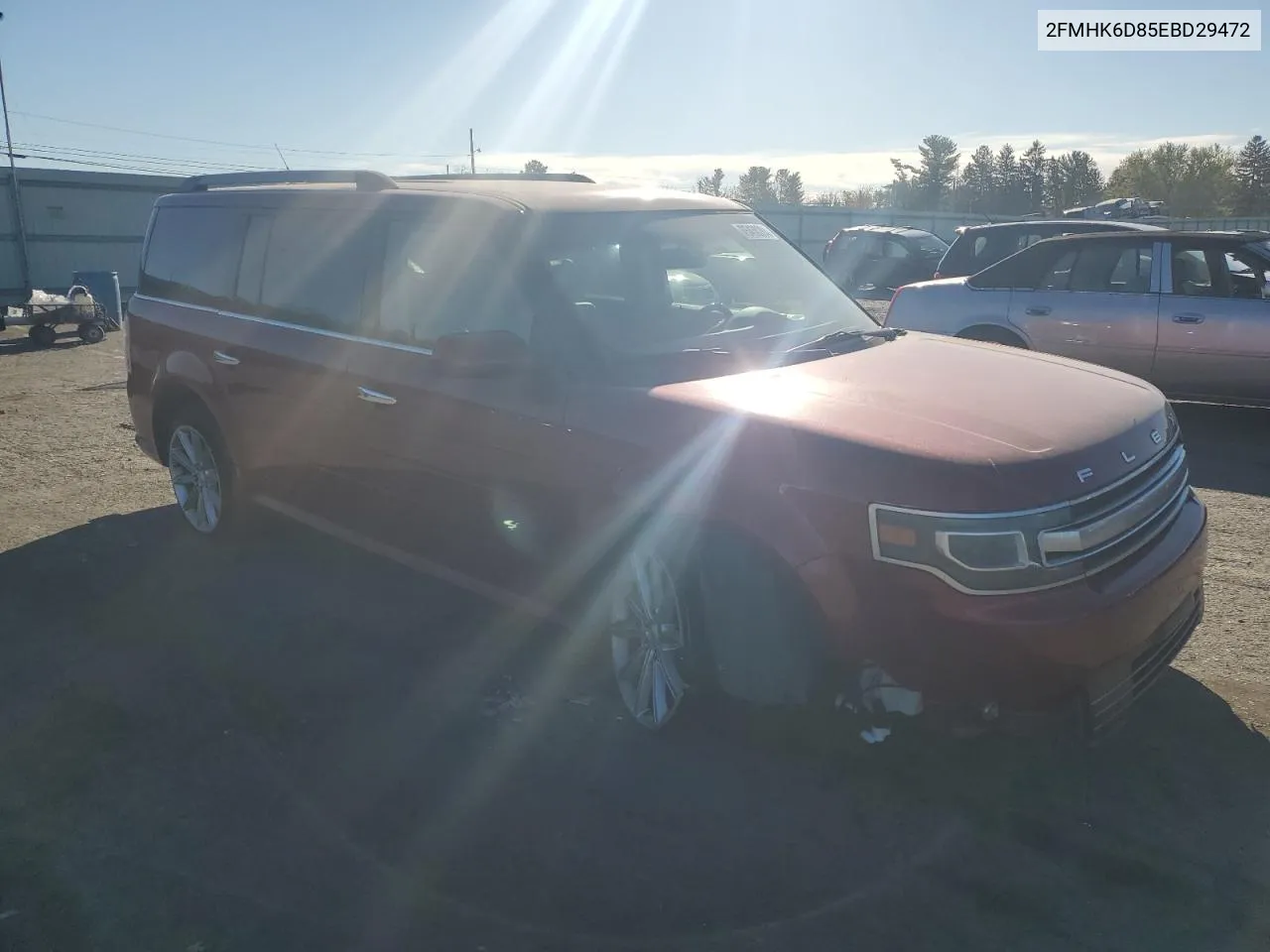 2014 Ford Flex Limited VIN: 2FMHK6D85EBD29472 Lot: 75490284