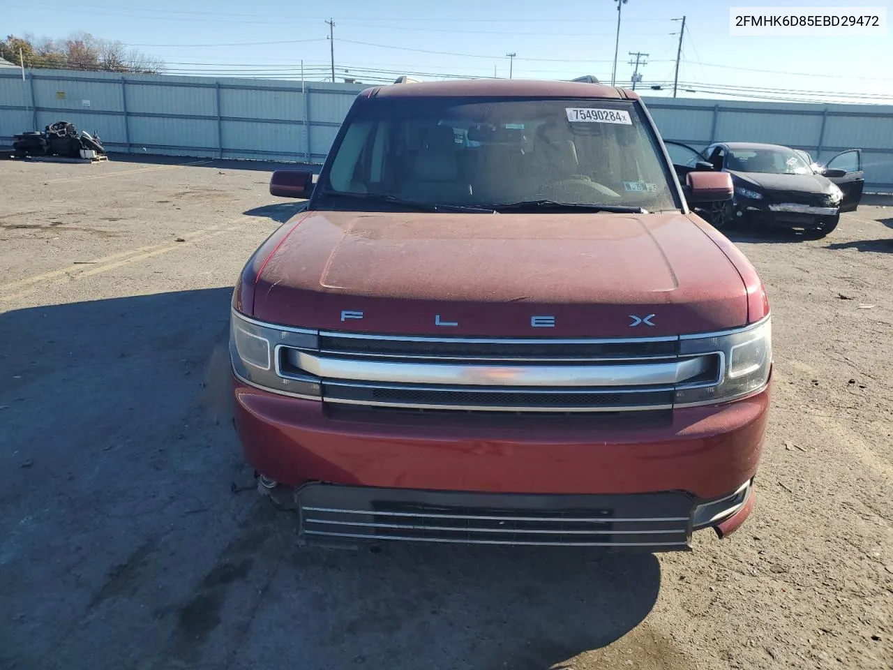 2014 Ford Flex Limited VIN: 2FMHK6D85EBD29472 Lot: 75490284