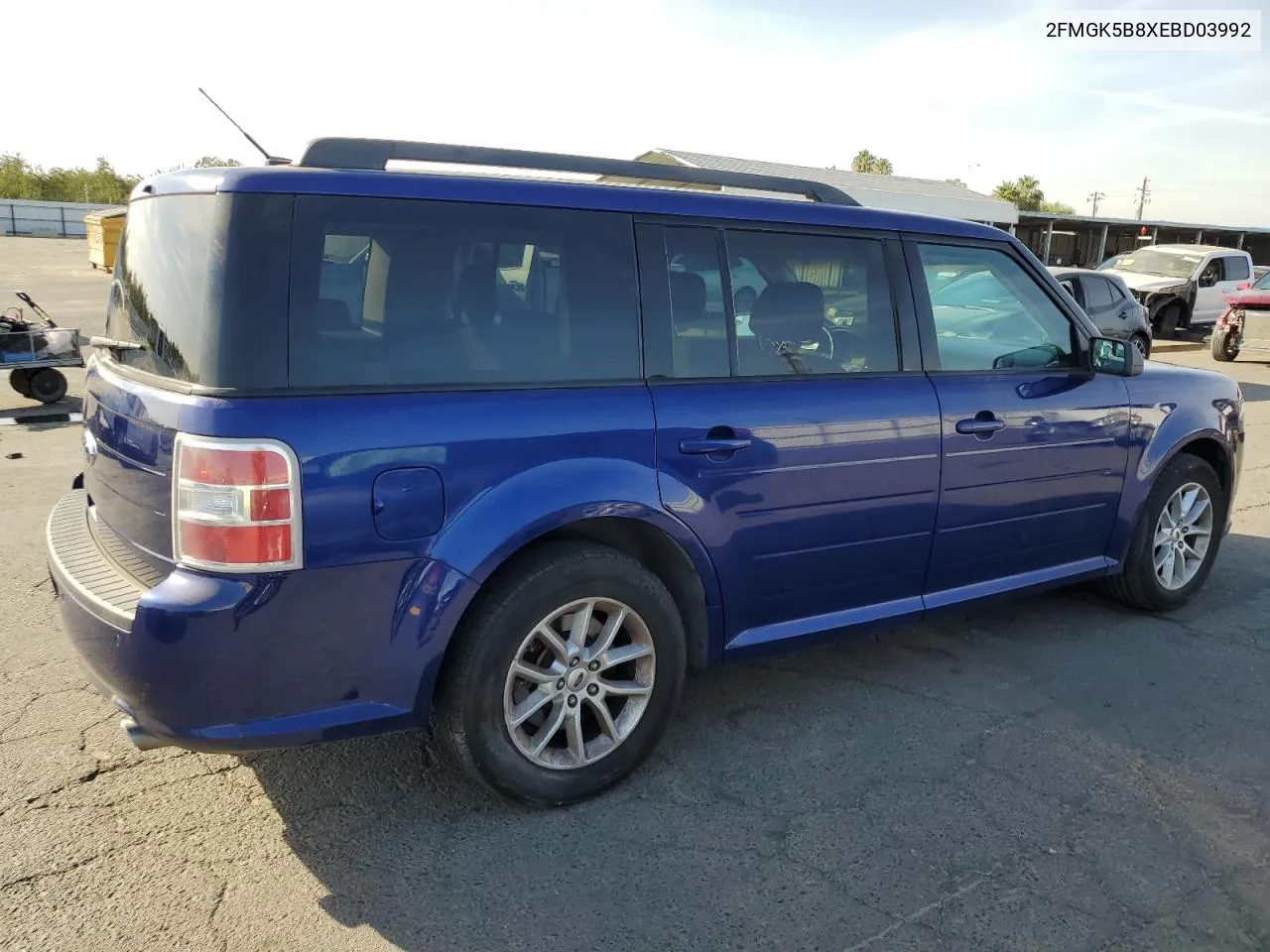 2014 Ford Flex Se VIN: 2FMGK5B8XEBD03992 Lot: 75565534