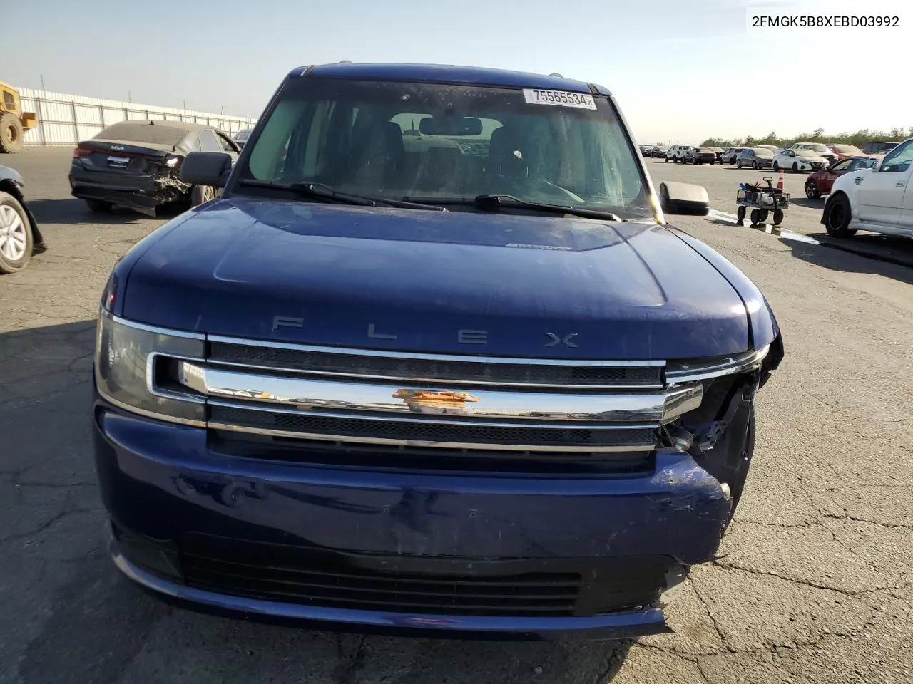 2014 Ford Flex Se VIN: 2FMGK5B8XEBD03992 Lot: 75565534