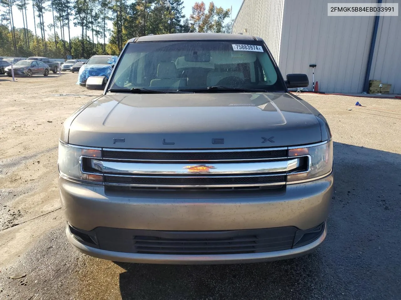 2014 Ford Flex Se VIN: 2FMGK5B84EBD33991 Lot: 75883974