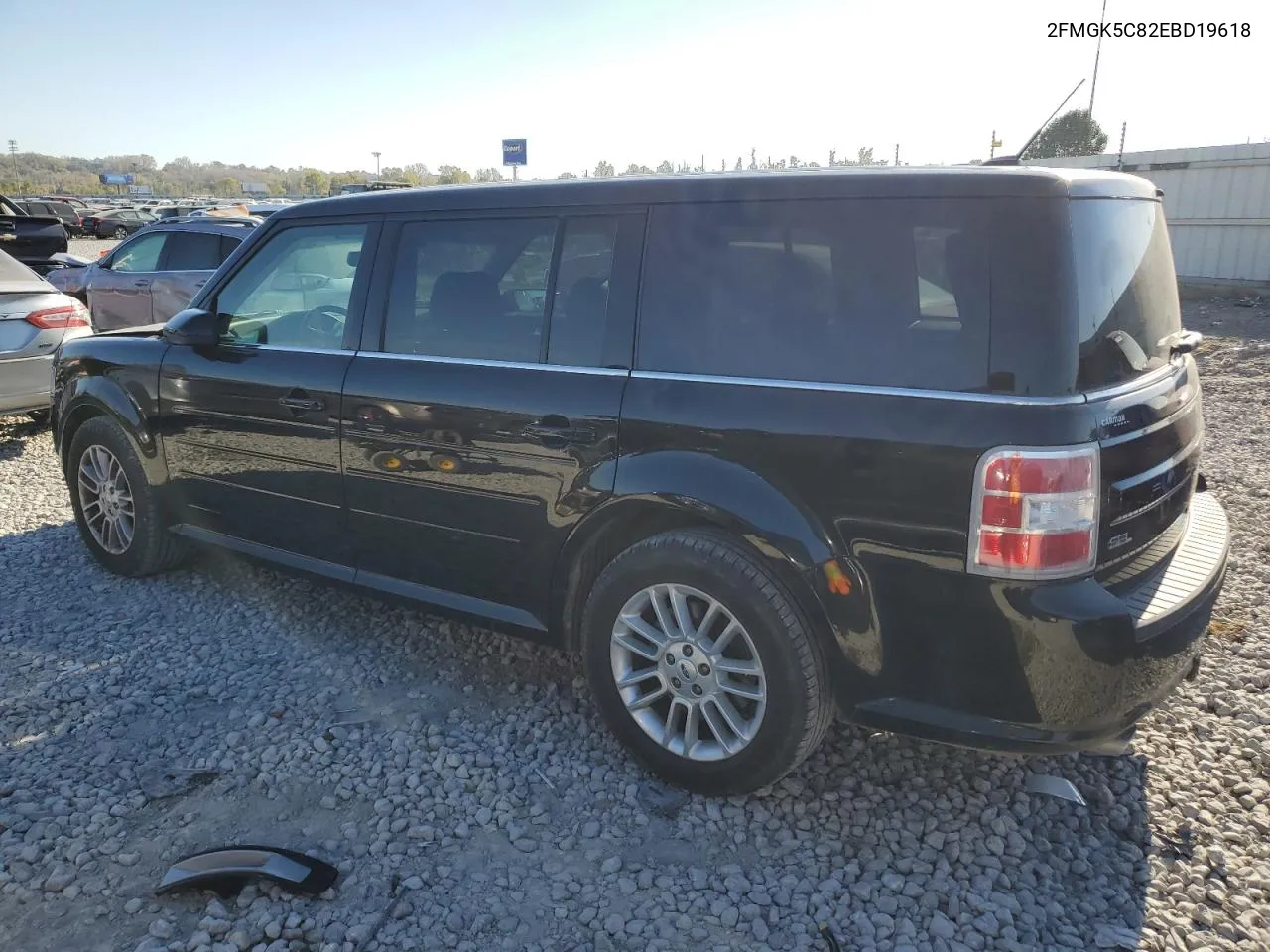 2014 Ford Flex Sel VIN: 2FMGK5C82EBD19618 Lot: 76636654