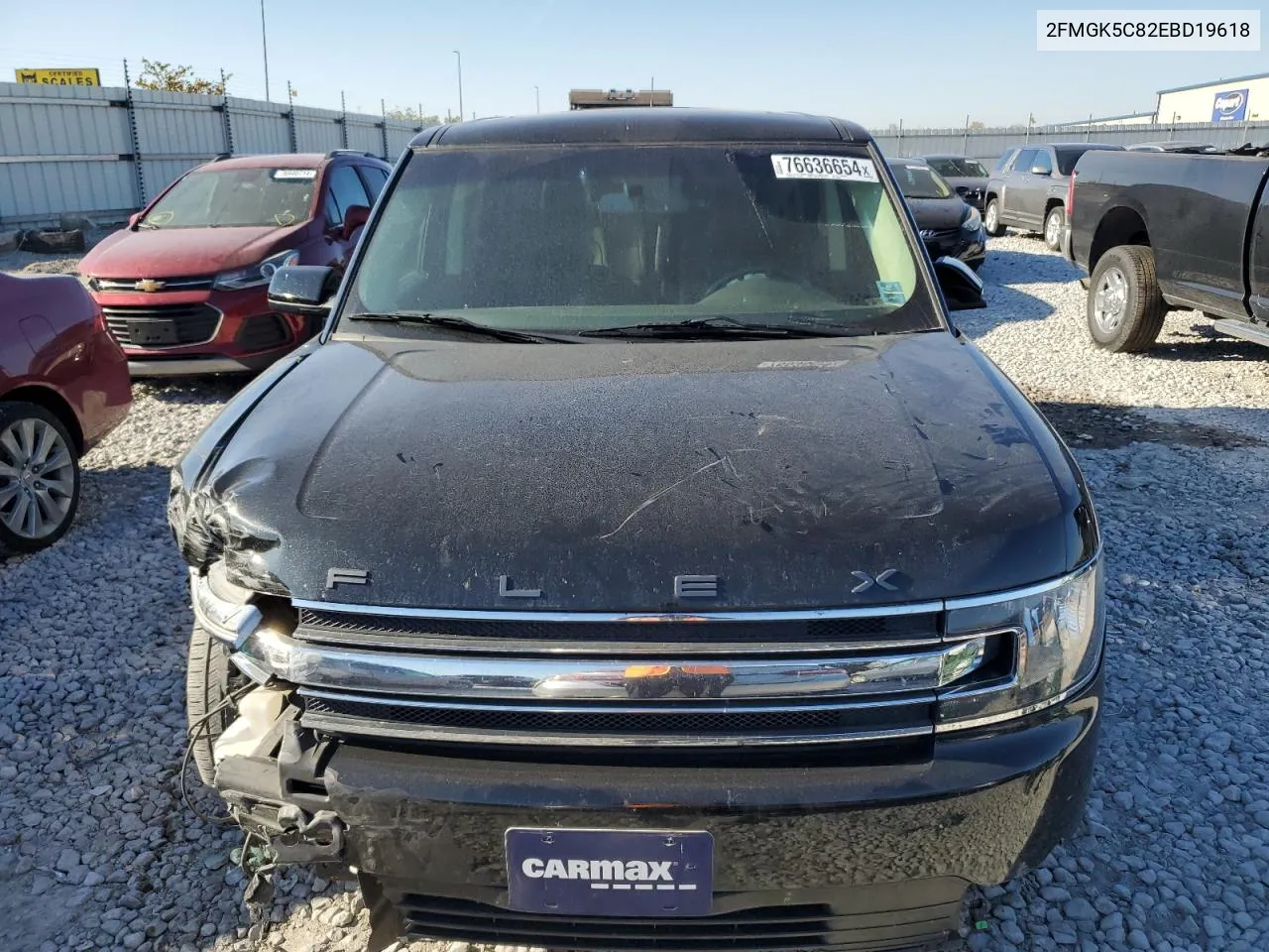 2014 Ford Flex Sel VIN: 2FMGK5C82EBD19618 Lot: 76636654